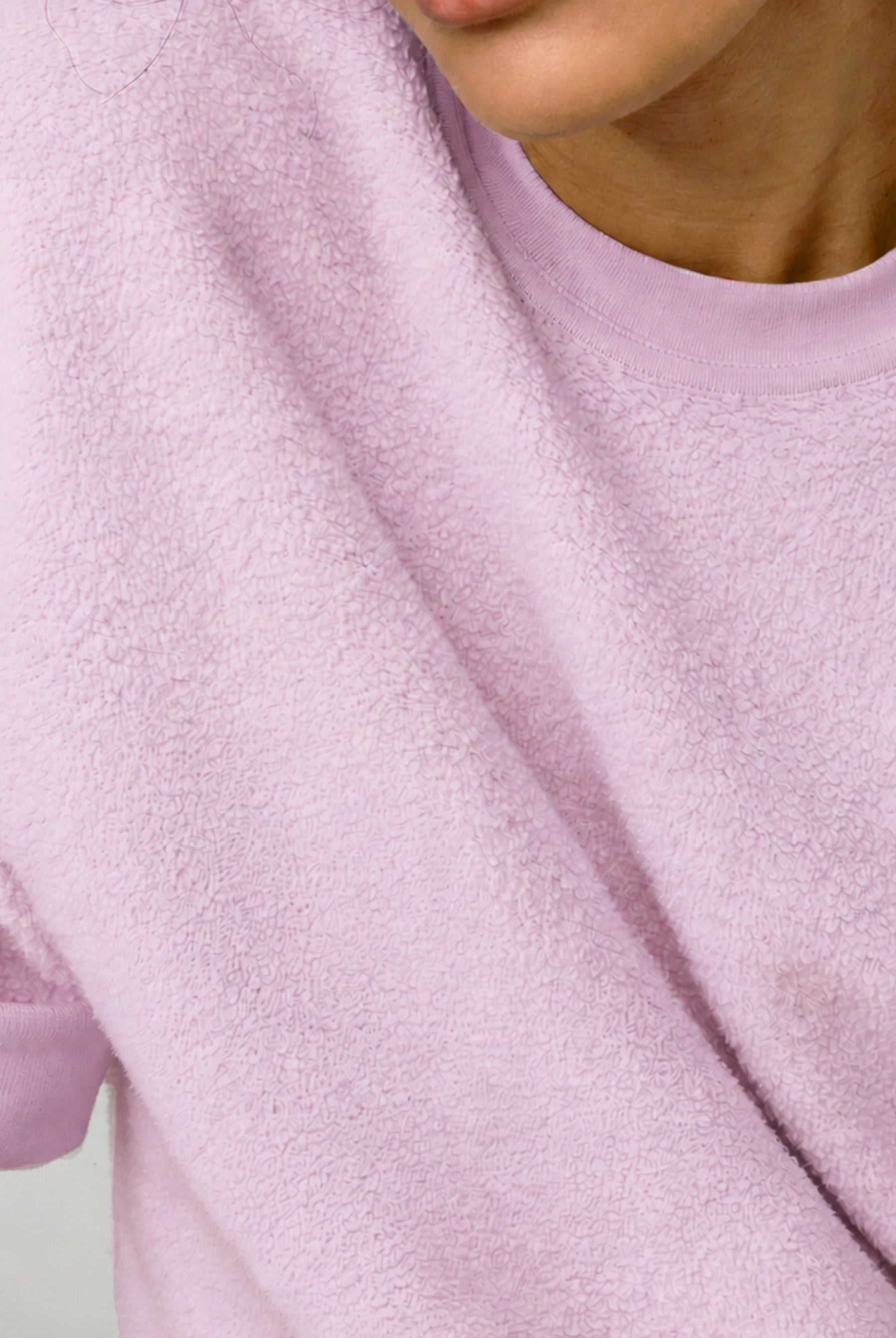 Lunya loungewear - SILKSWEATS™ MIDWEIGHT REVERSIBLE SHORT SLEEVE #BLUSHED LAVENDER