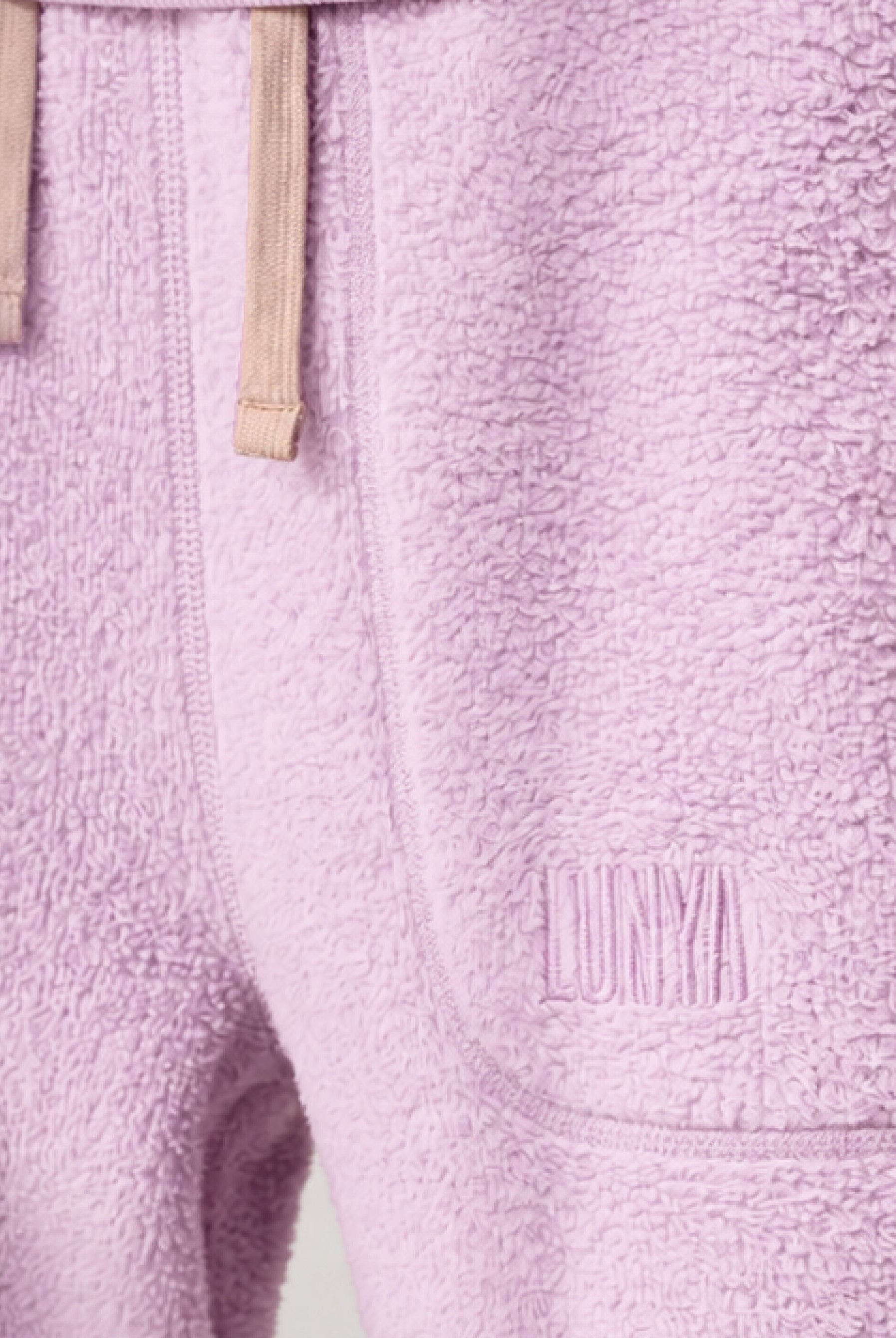 Lunya loungewear - SILKSWEATS™ MIDWEIGHT REVERSIBLE SHORT #BLUSHED LAVENDER