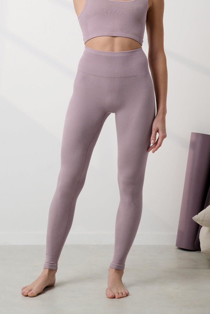 Lunya Activewear Seamless Modal Flow Legging - #Frosted Crocus