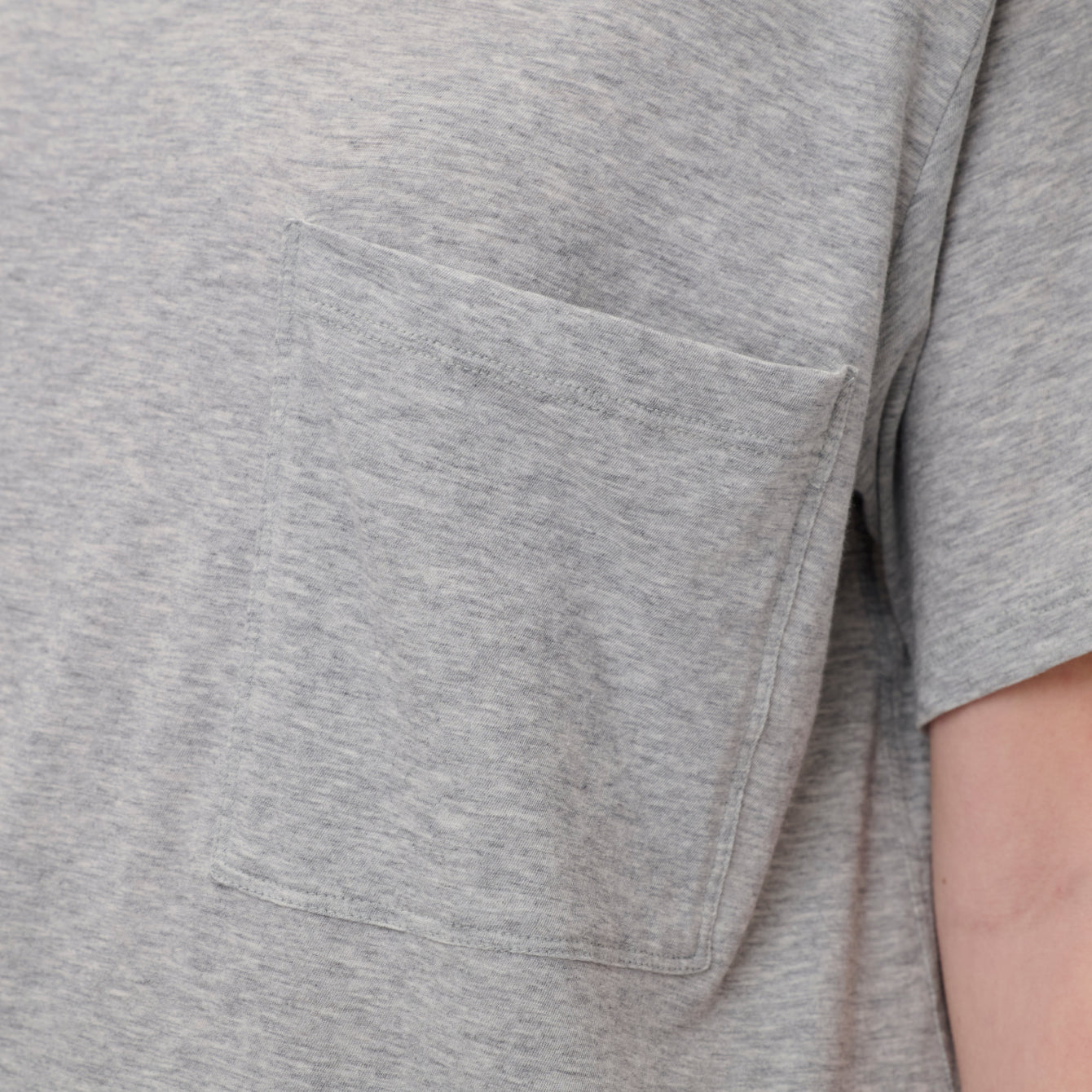Lunya Pajamas - ORGANIC PIMA TEE SHORT SET #Storm Grey Heather