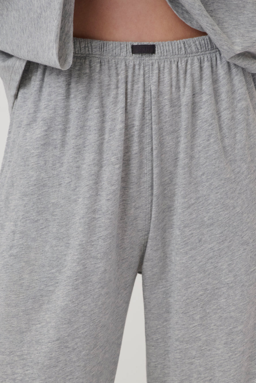 Lunya Pajamas- ORGANIC PIMA STRAIGHT LEG PANT #Storm Grey Heather