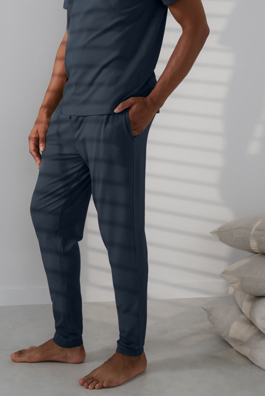 Lunya Pajamas - MEN’S SLUMBERKNIT™ PANT - #deep blue