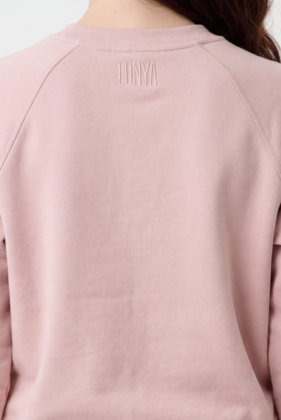 Lunya Loungewear Silksweats™ Lightweight Terry Slim Fit Raglan - #Delicate Pink