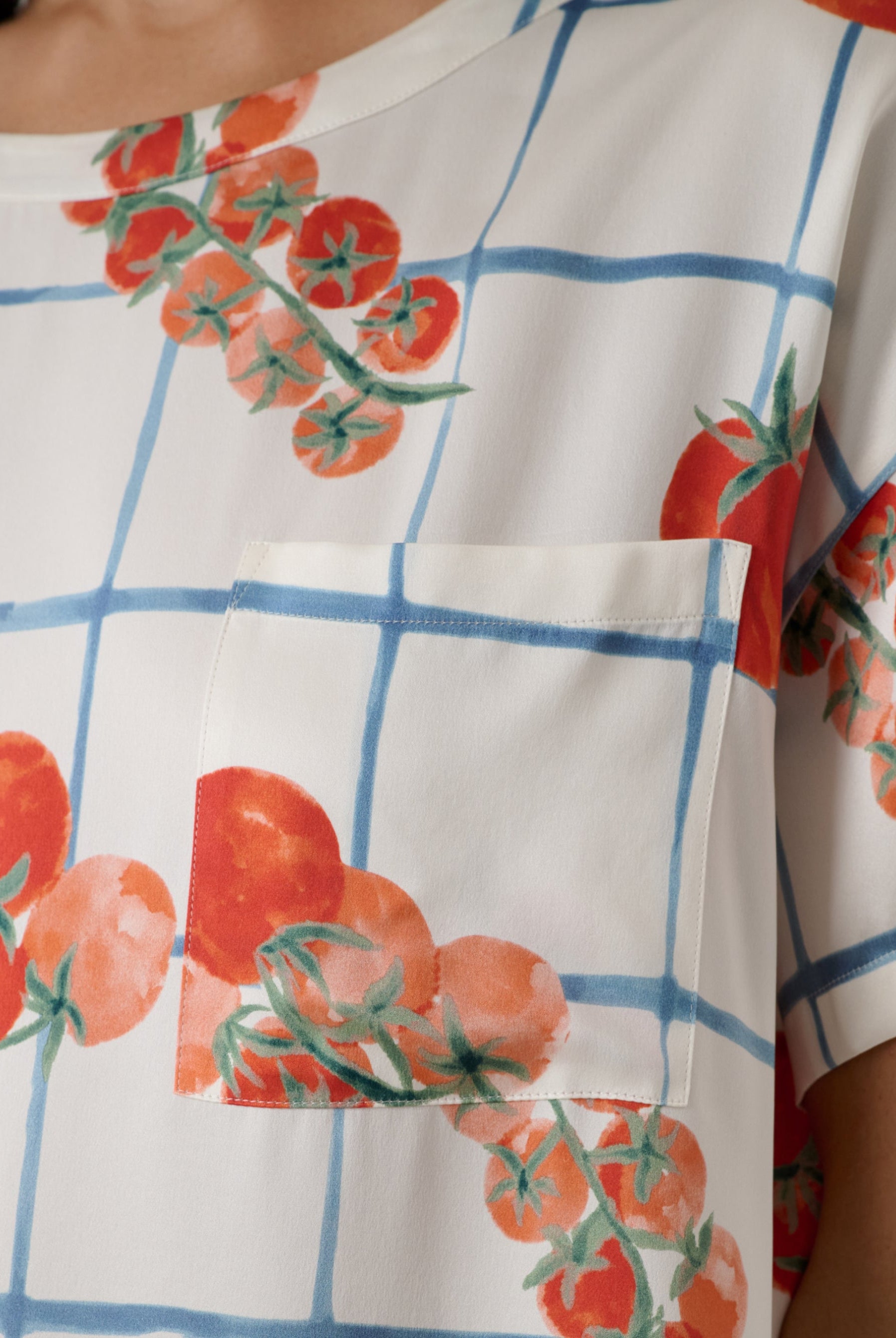 Lunya Nightgown - Washable Silk Oversized Sleep Tee #Summer Harvest