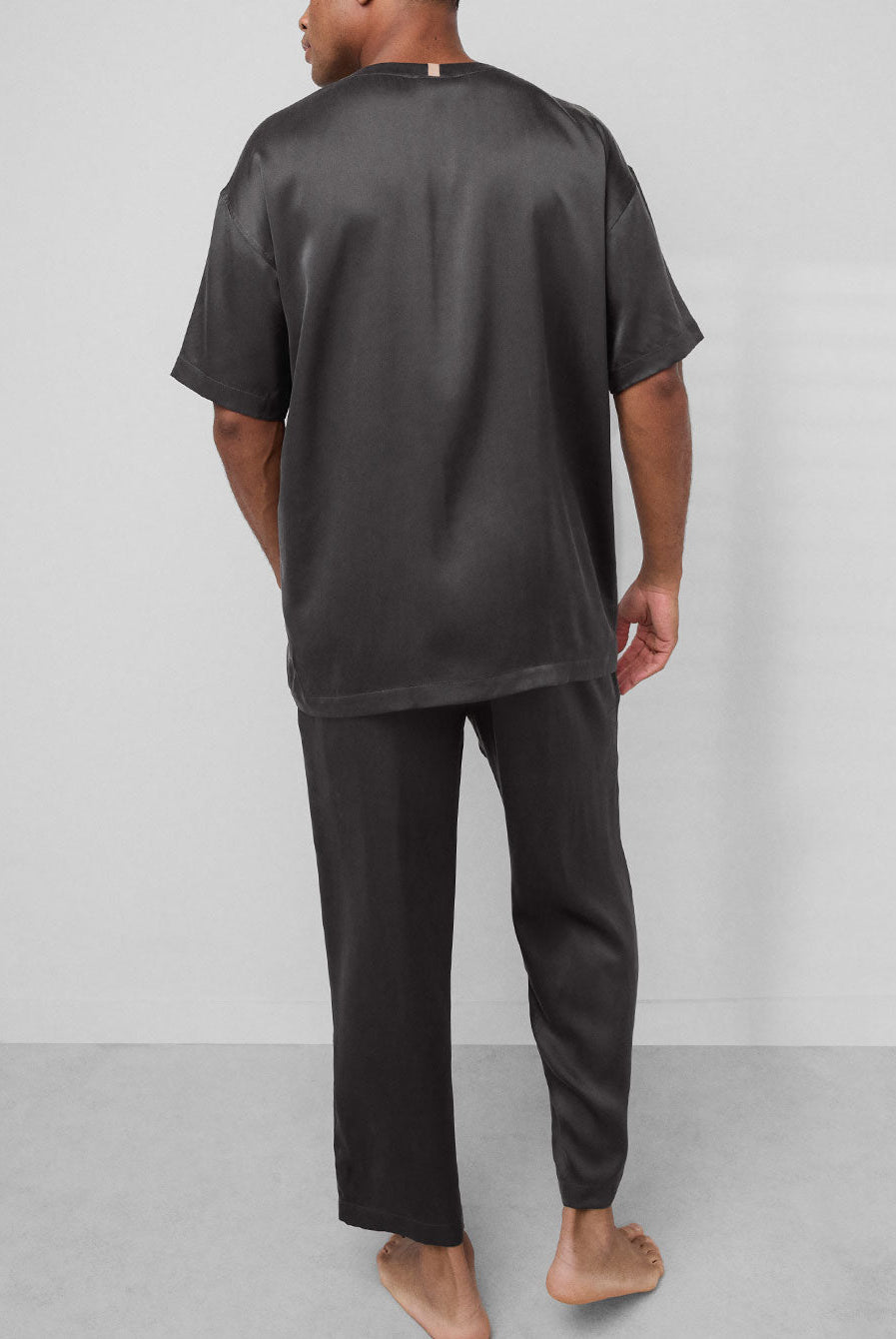 Lunya Men's Washable Silk Set- #Meditative Grey