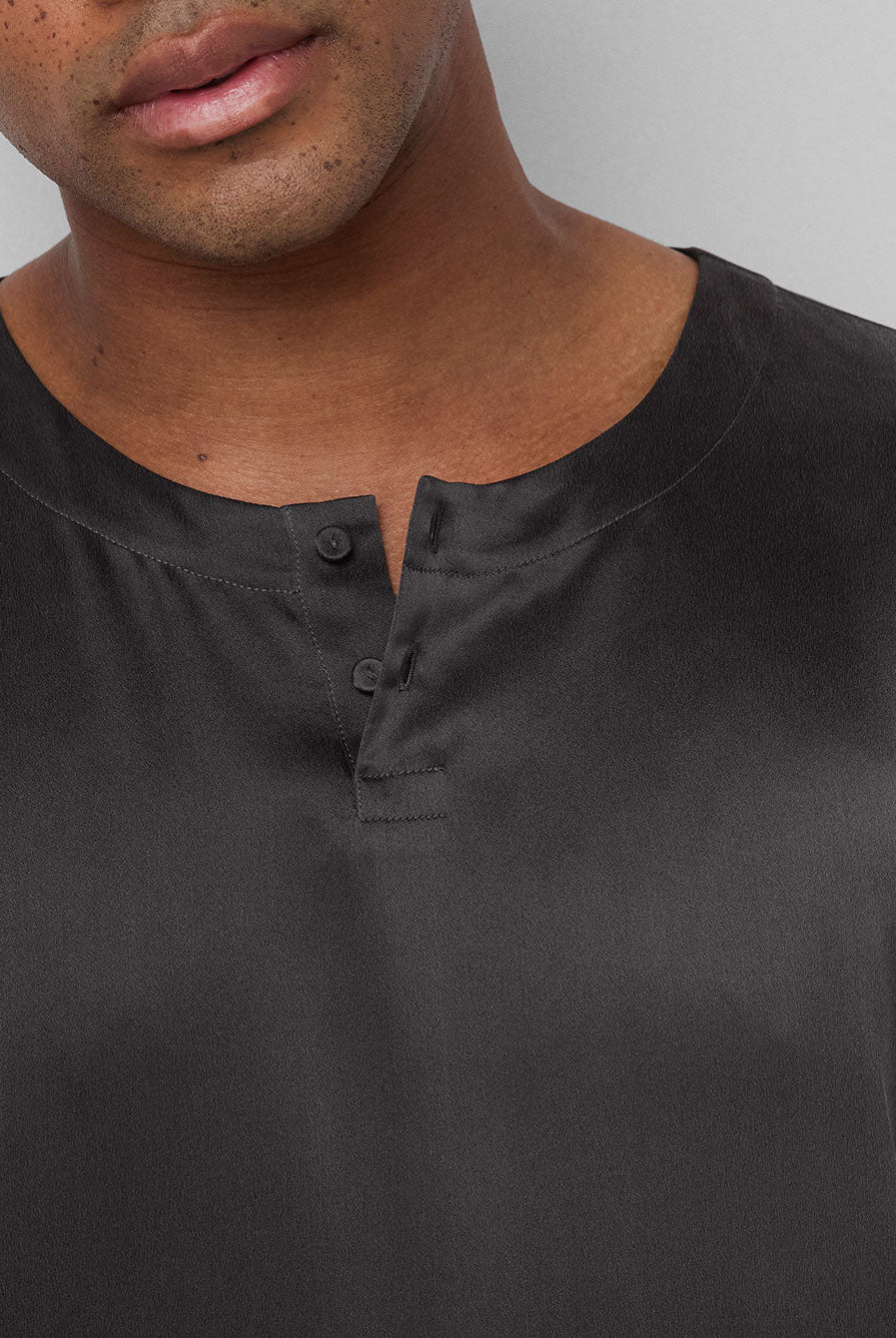 Lunya Men's Washable Silk Set- #Meditative Grey