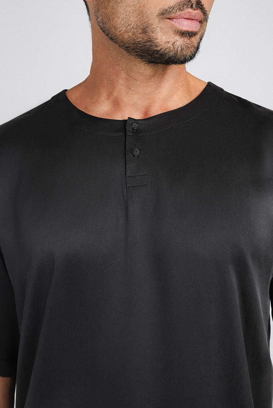 Lunya Men's Washable Silk Set- #Immersed Black