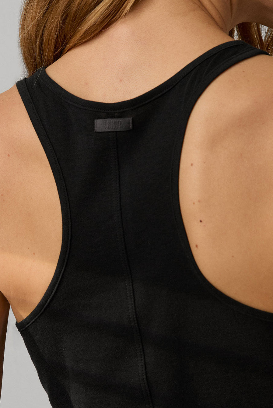 Lunya Pajamas Organic Pima Curved Hem Tank - #Immersed Black