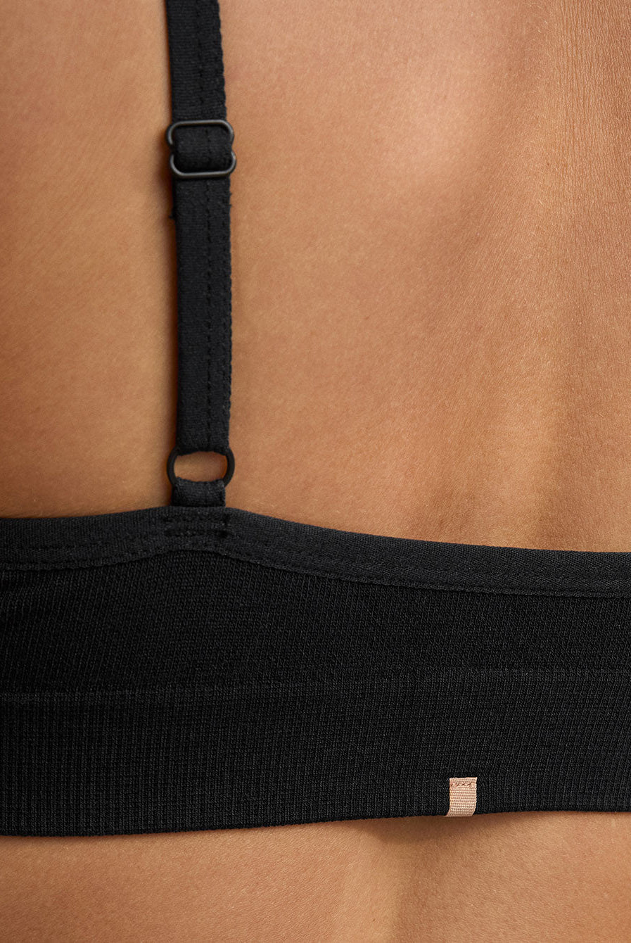 Lunya Intimates Seamless Modal Bare Bralette - #Immersed Black
