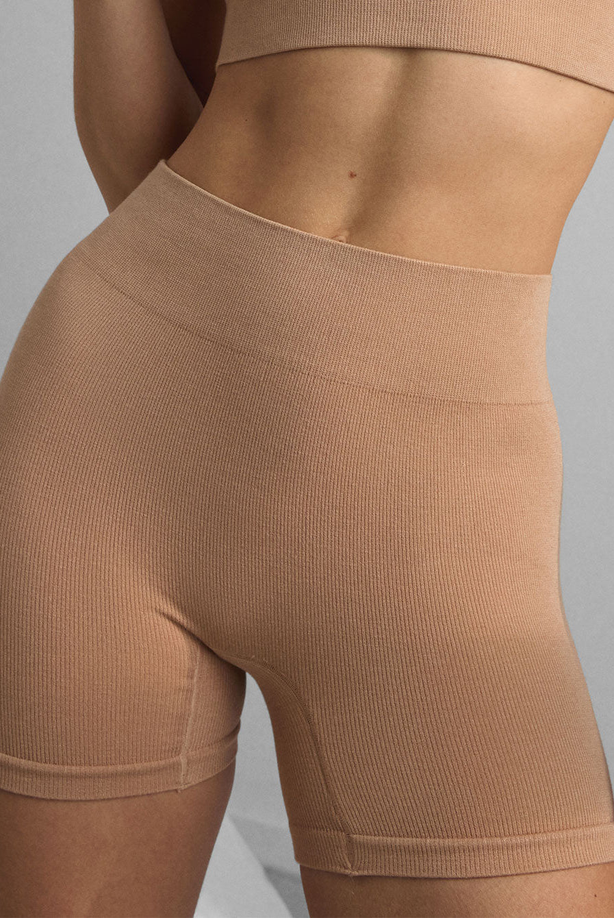 Lunya Intimates Seamless Modal Boyshort - #Hushed Tan