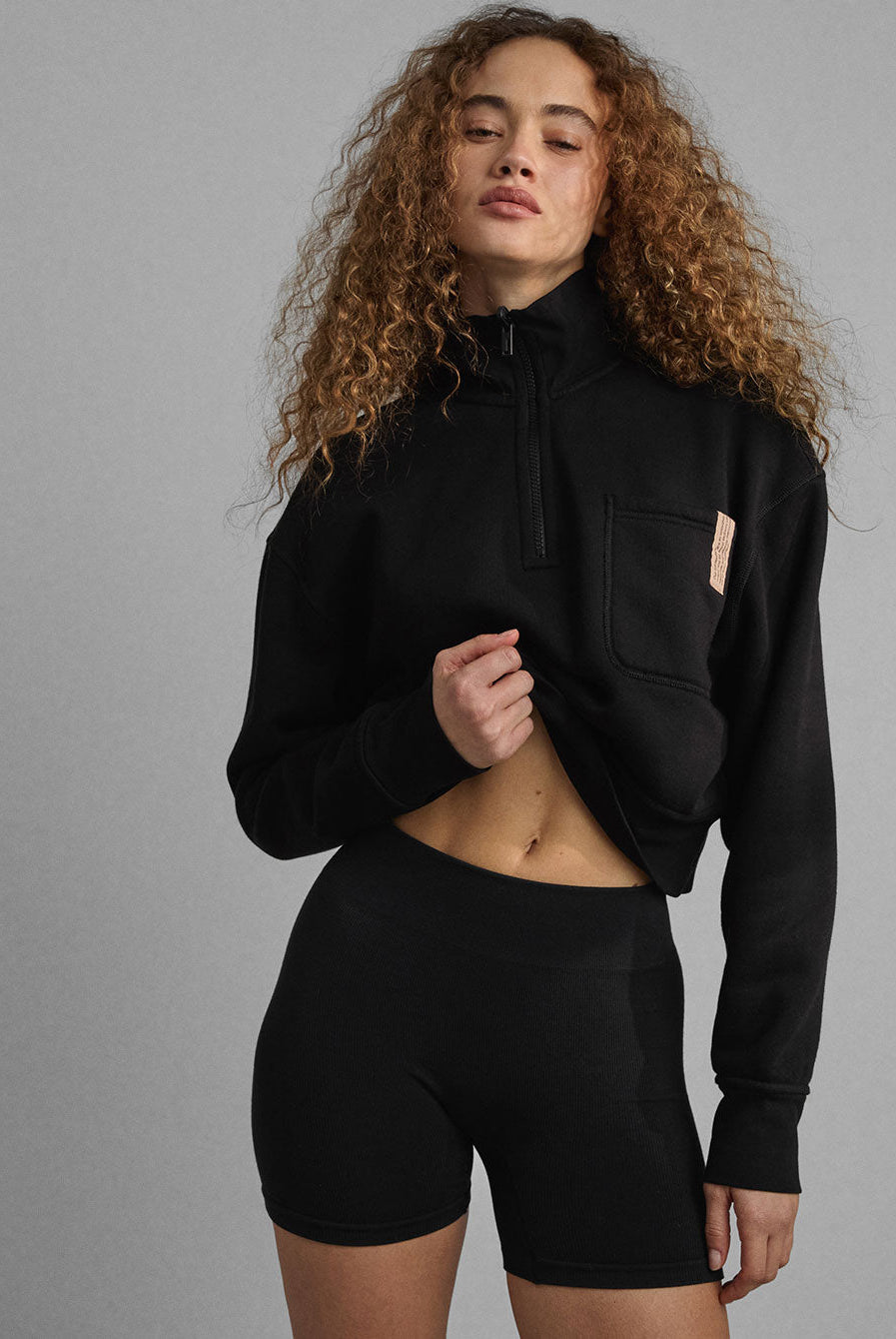 Lunya Intimates Seamless Modal Boyshort - #Immersed Black