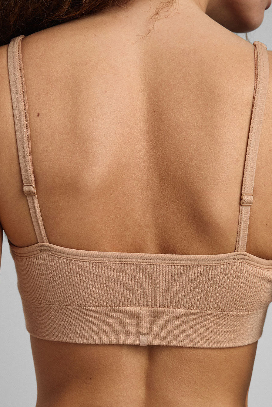 Lunya Intimates Seamless Modal High Cut Thong - #Hushed Tan