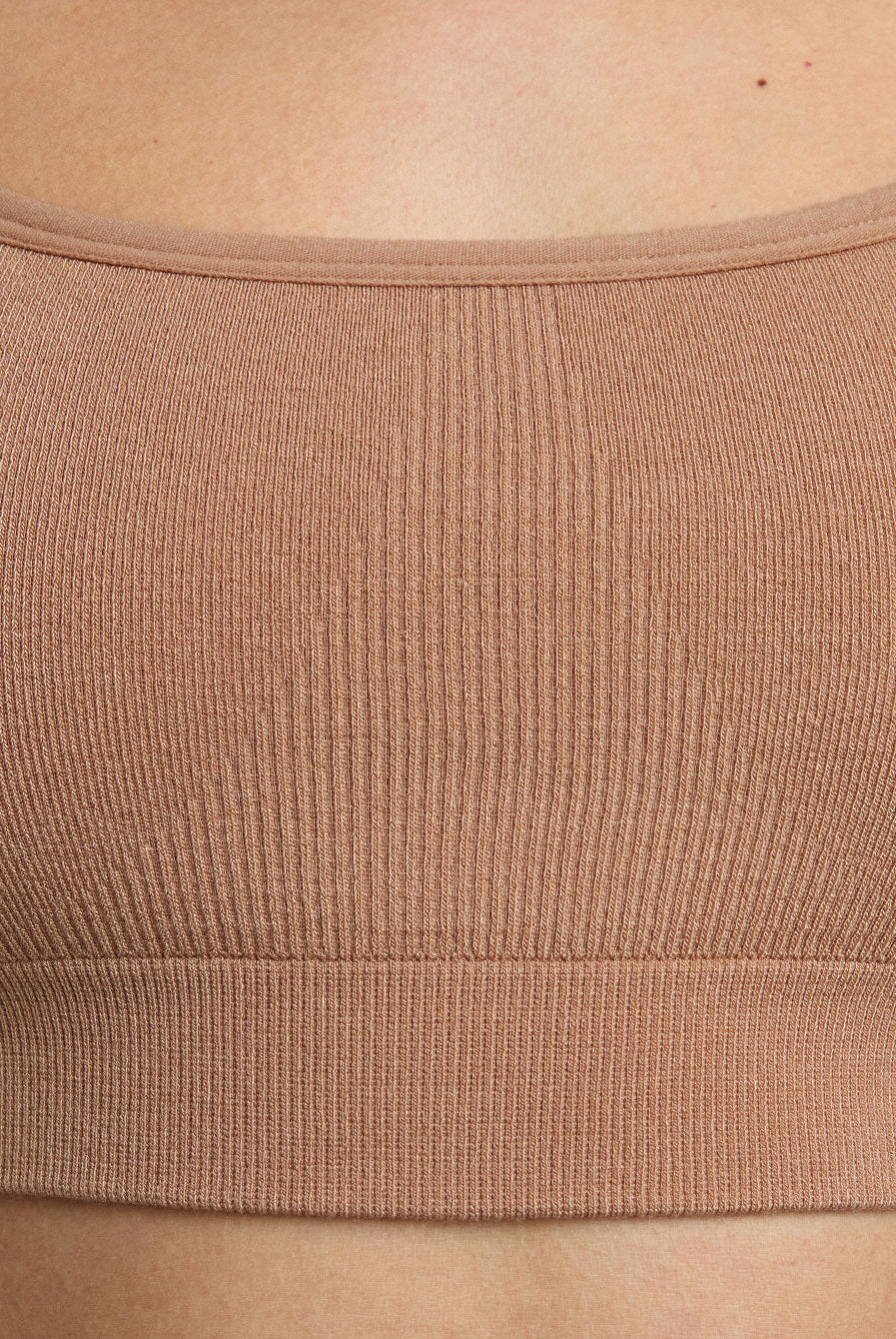 Lunya Intimates Seamless Modal High Cut Thong - #Hushed Tan