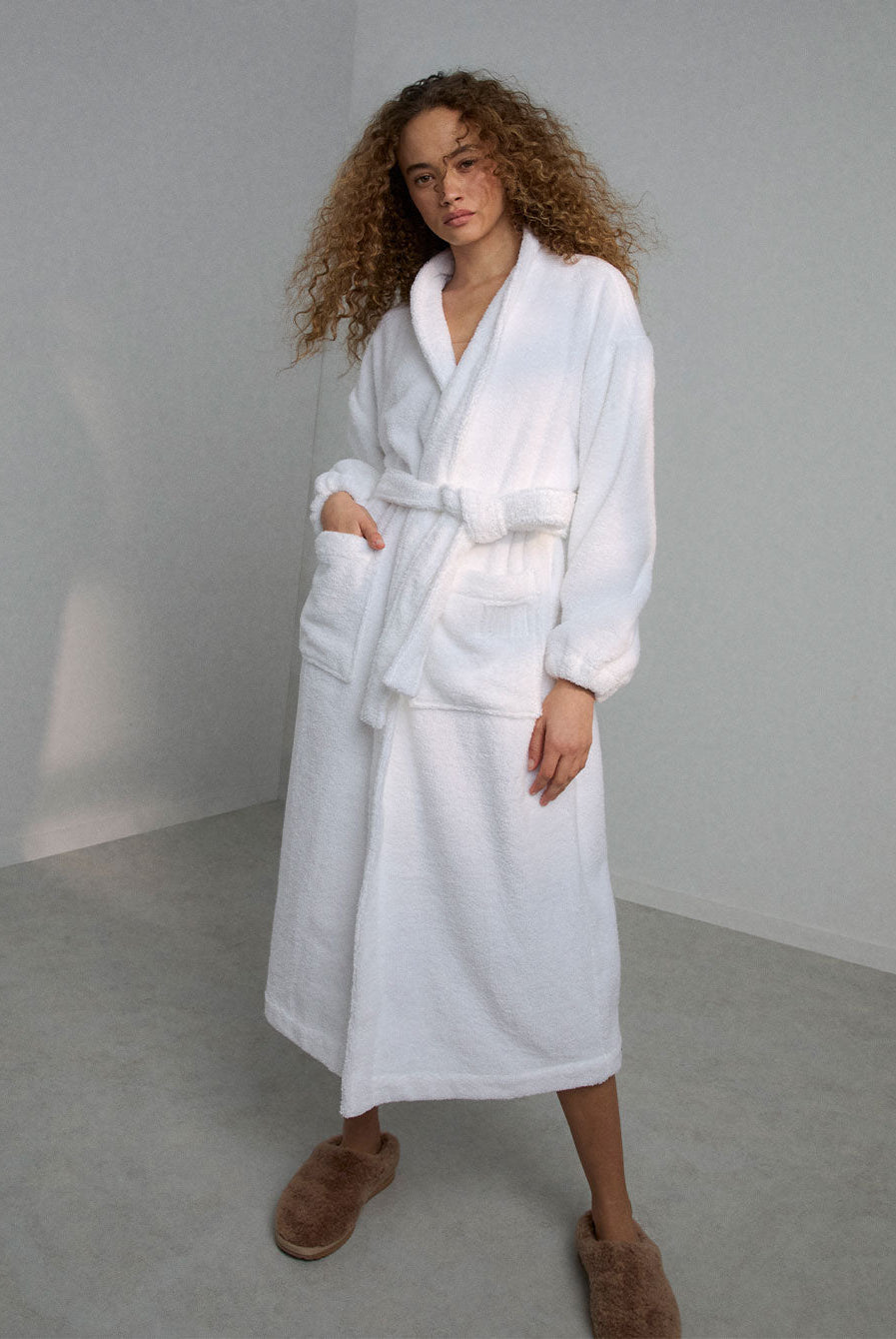 Lunya Spa Terry Robe - #Sincere White