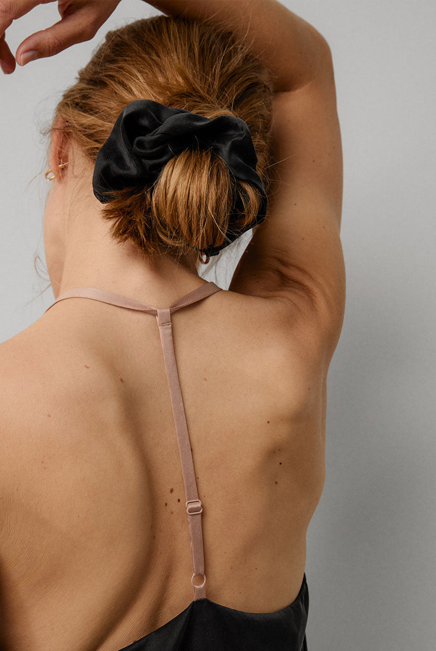 Lunya Sleepwear Washable Silk Cami Pant Set - #Immersed Black/Otium Tan