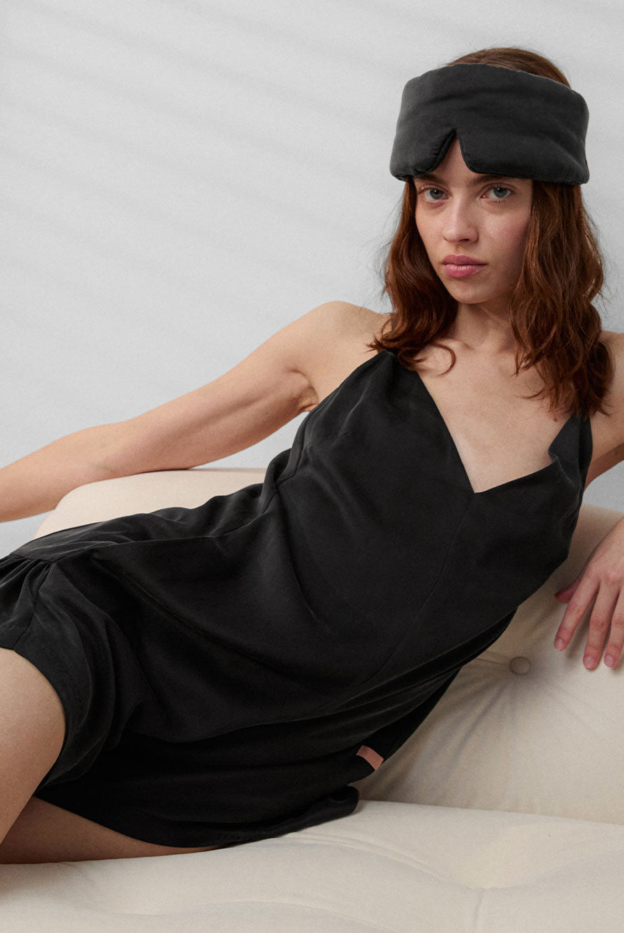 Washable Silk Sleep Mask With Box - #Immersed Black