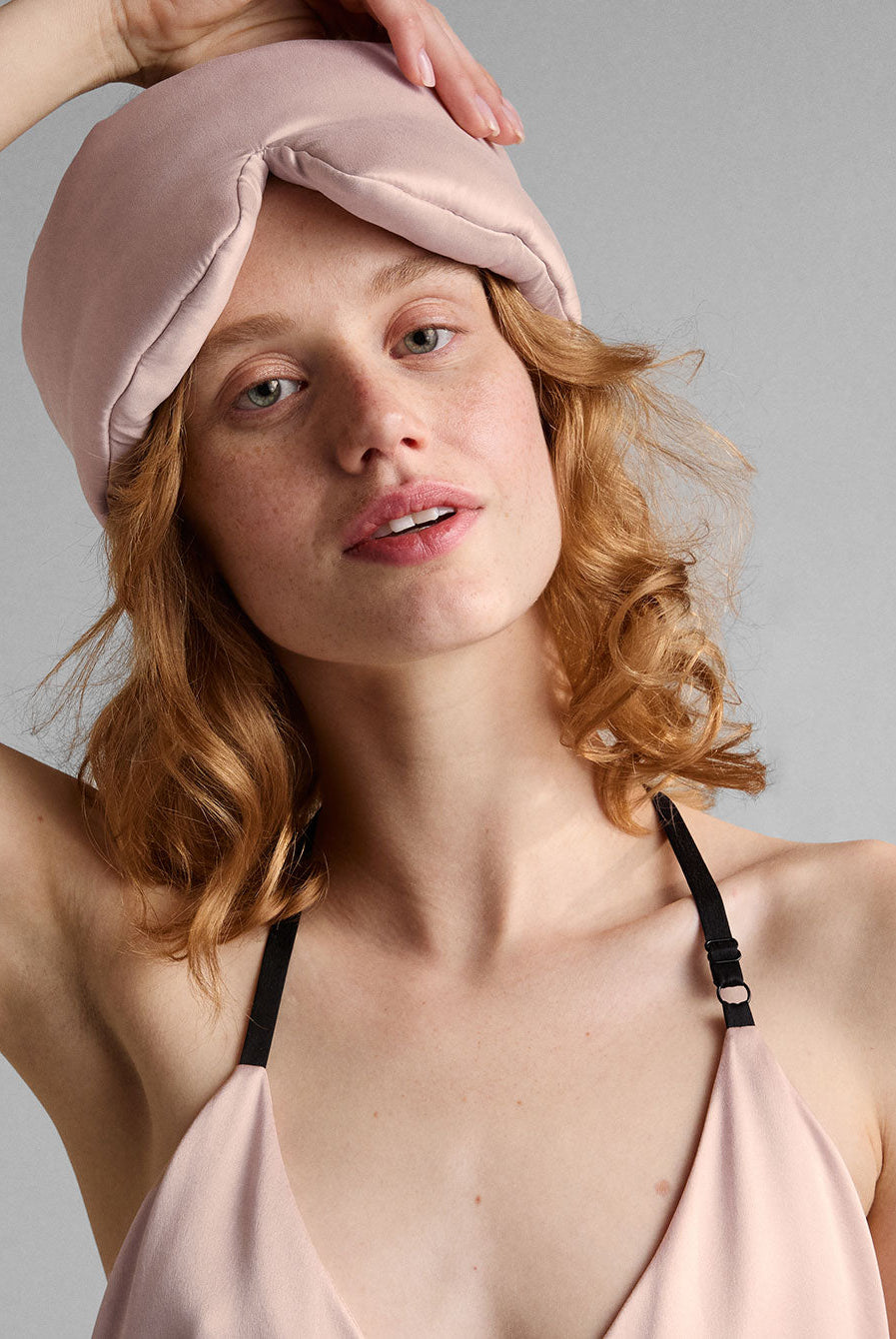 Lunya Sleepwear Weighted Silk Sleep Mask - #Delicate Pink