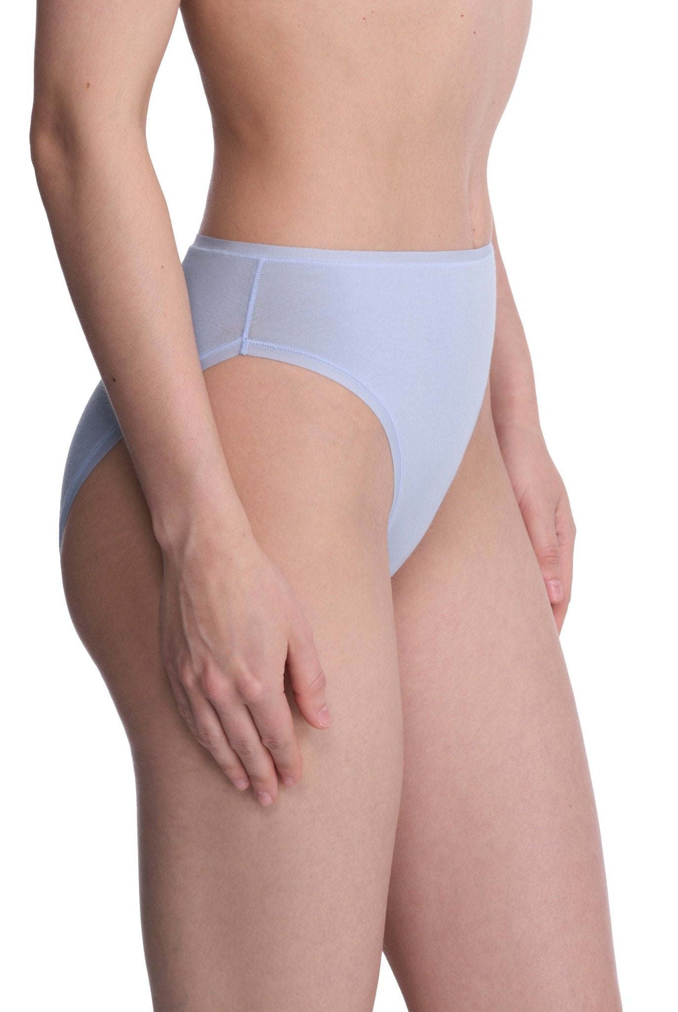 Bliss Bare Cotton High Cut Brief - French Cut - Natori