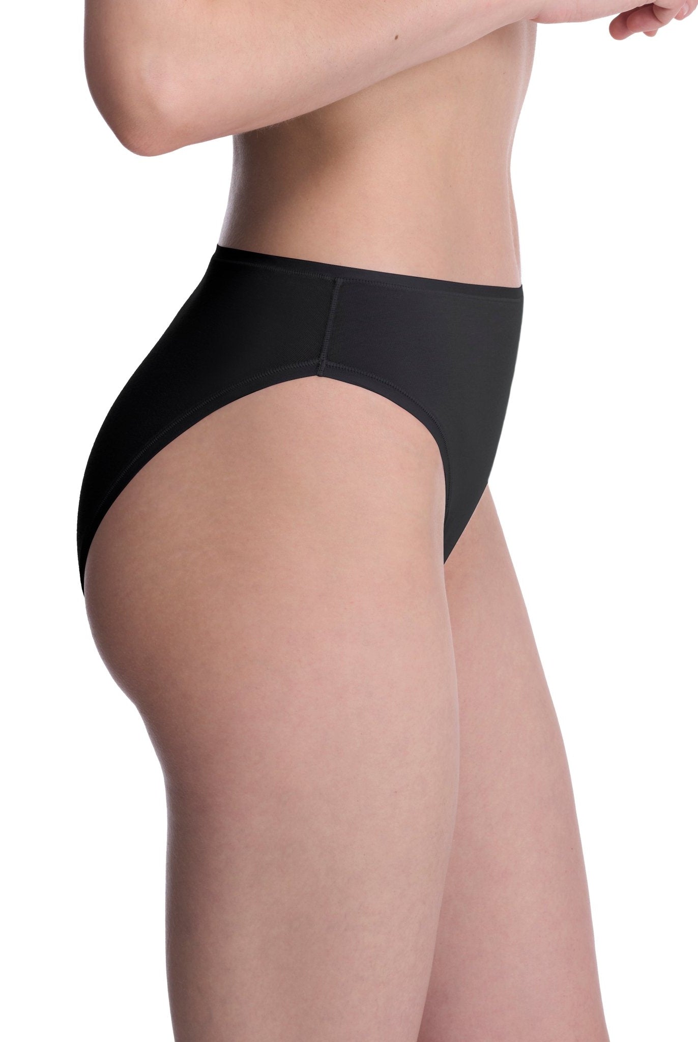 Bliss Bare Cotton High Cut Brief - French Cut - Natori