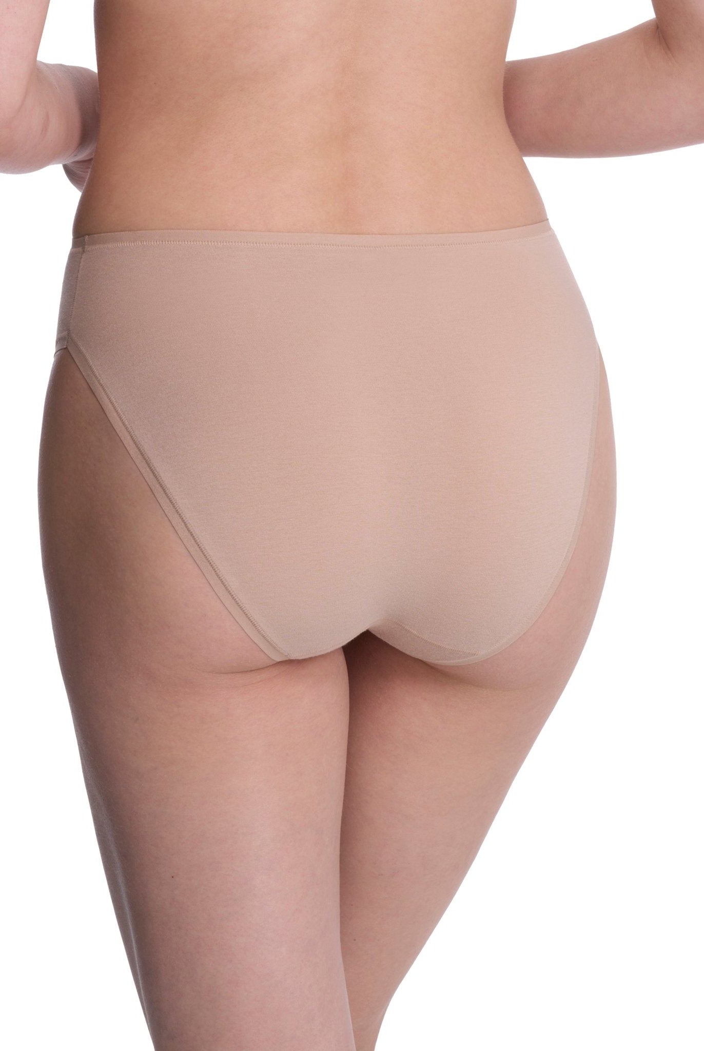 Bliss Bare Cotton High Cut Brief - French Cut - Natori