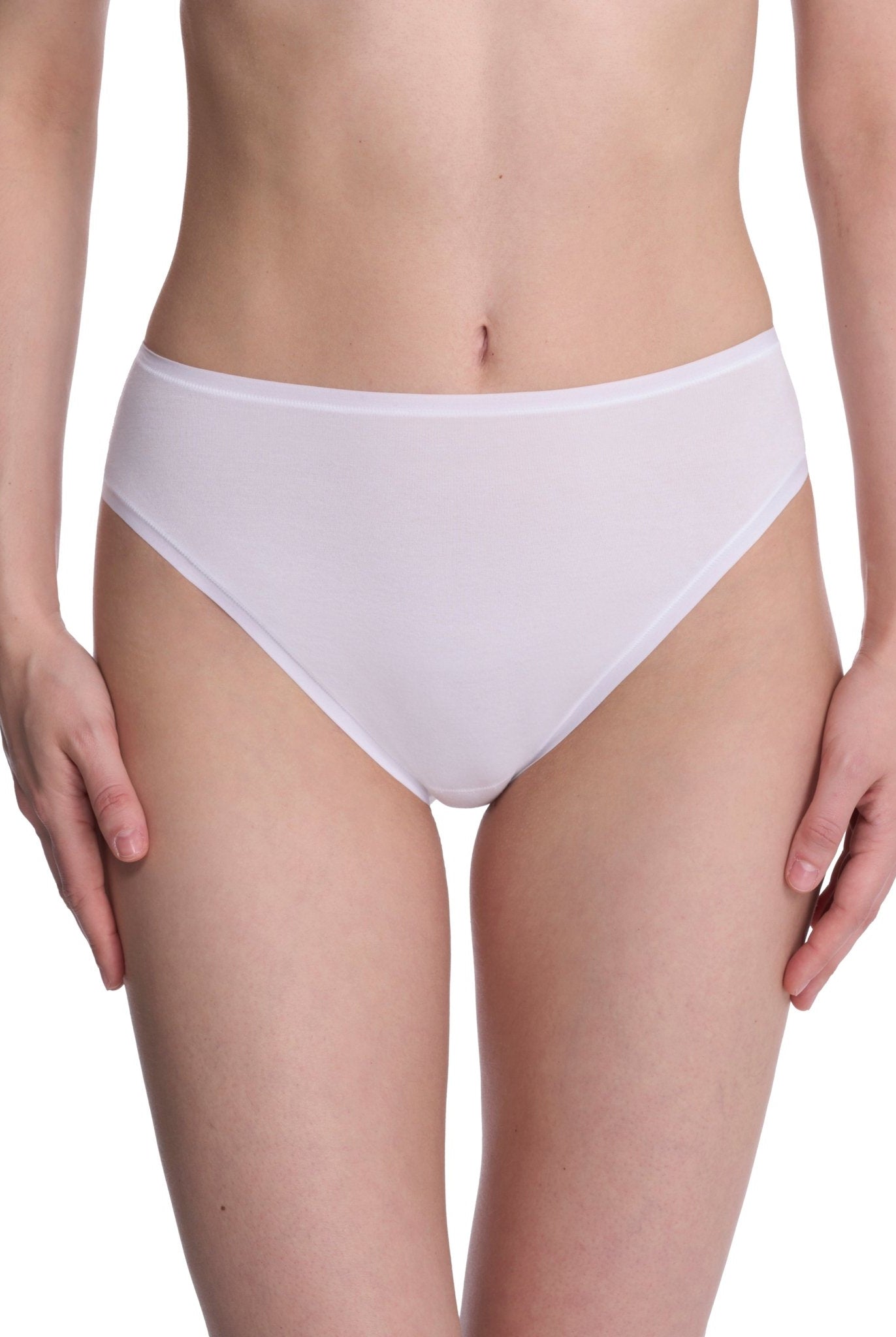 Bliss Bare Cotton High Cut Brief - French Cut - Natori