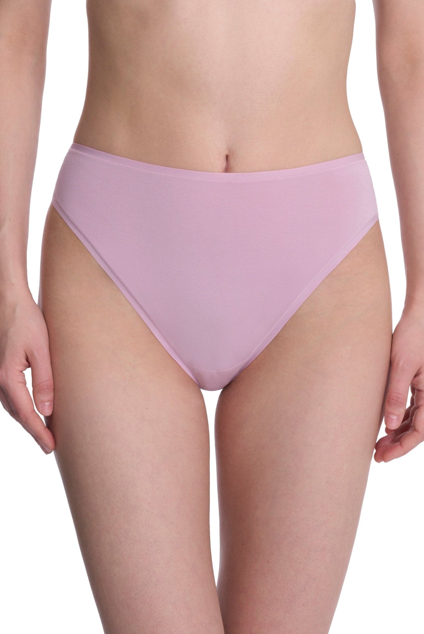 Bliss Bare Cotton High Cut Brief - French Cut - Natori
