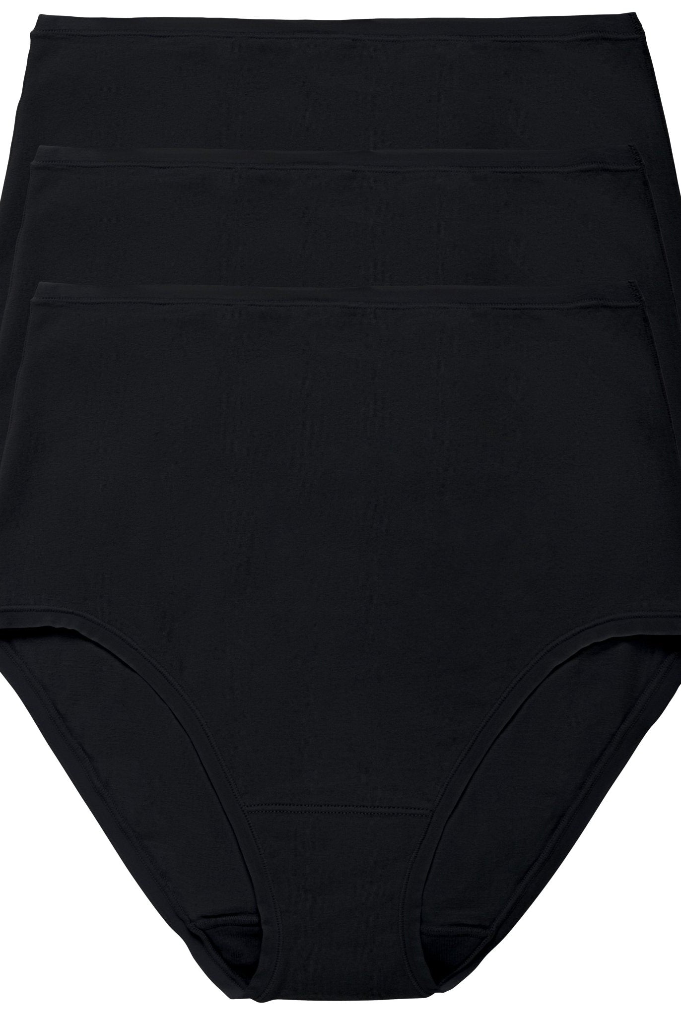 Bliss Bare Cotton High Waist Brief 3 - Pack - High Waist - Natori