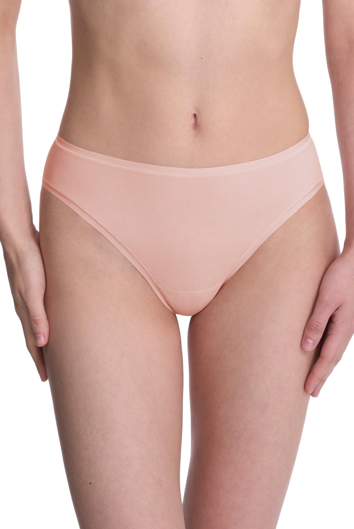 Bliss Bare Cotton Thong - Thong - Natori