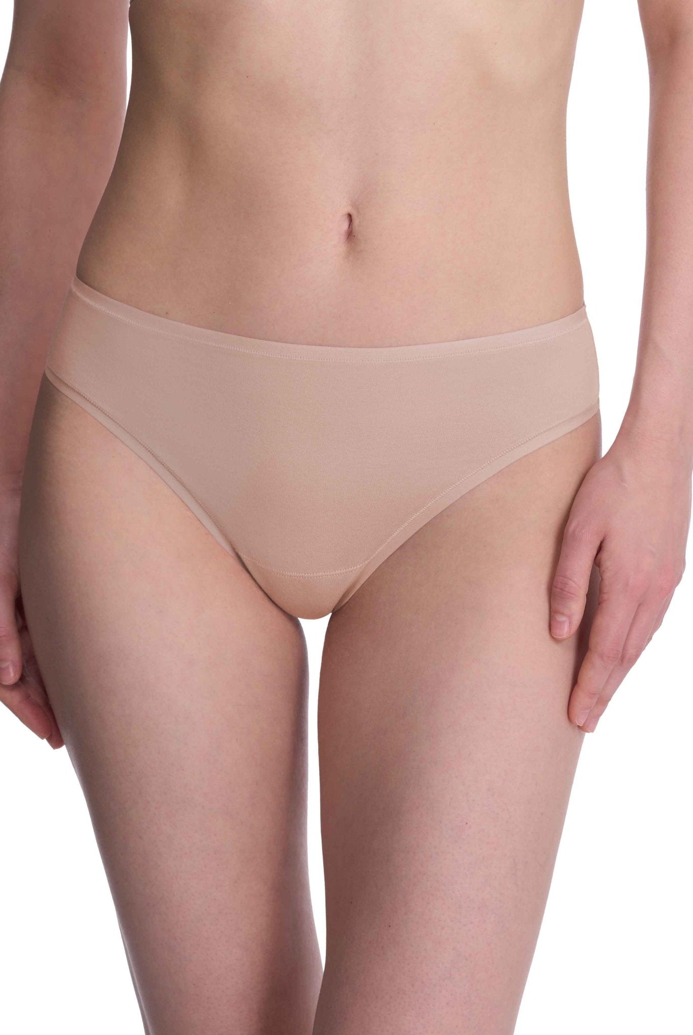 Bliss Bare Cotton Thong - Thong - Natori