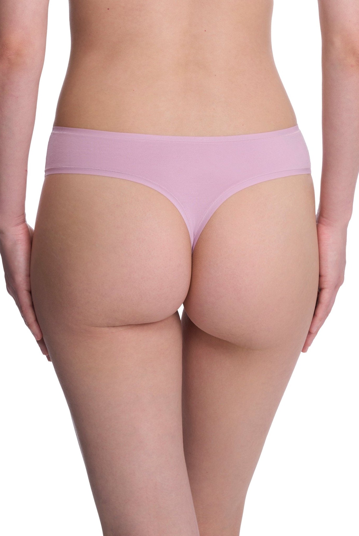 Bliss Bare Cotton Thong - Thong - Natori