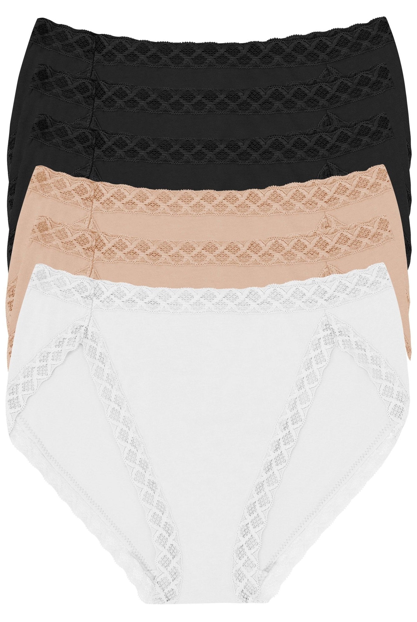 Bliss Cotton French Cut Brief 3 Pack - French Cut - Natori