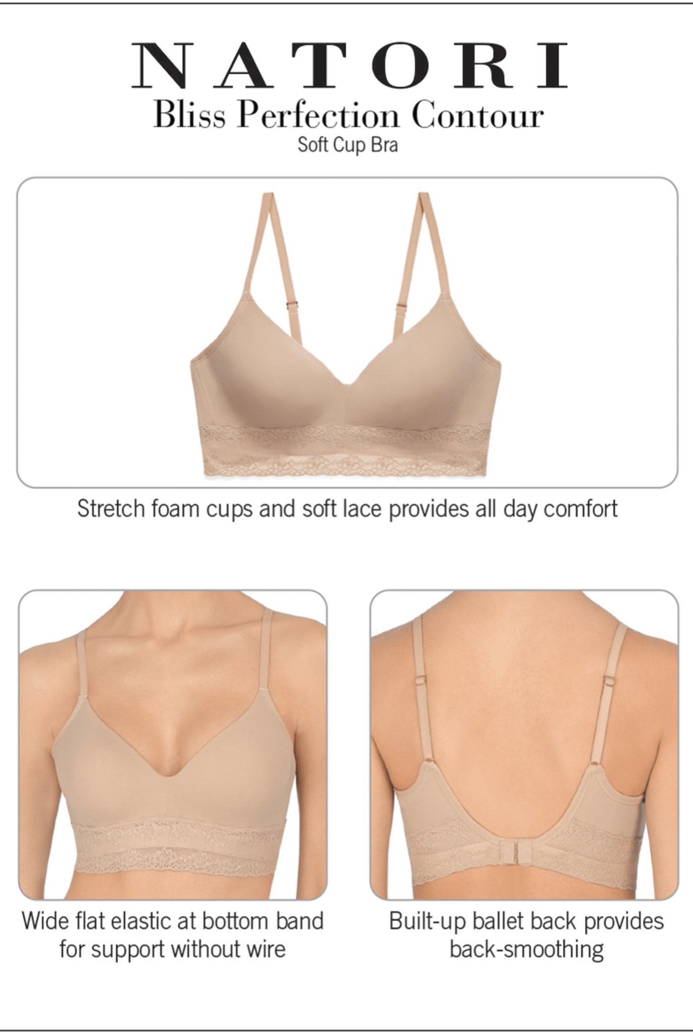 Bliss Perfection Wireless T-Shirt Bra - Wireless - Natori