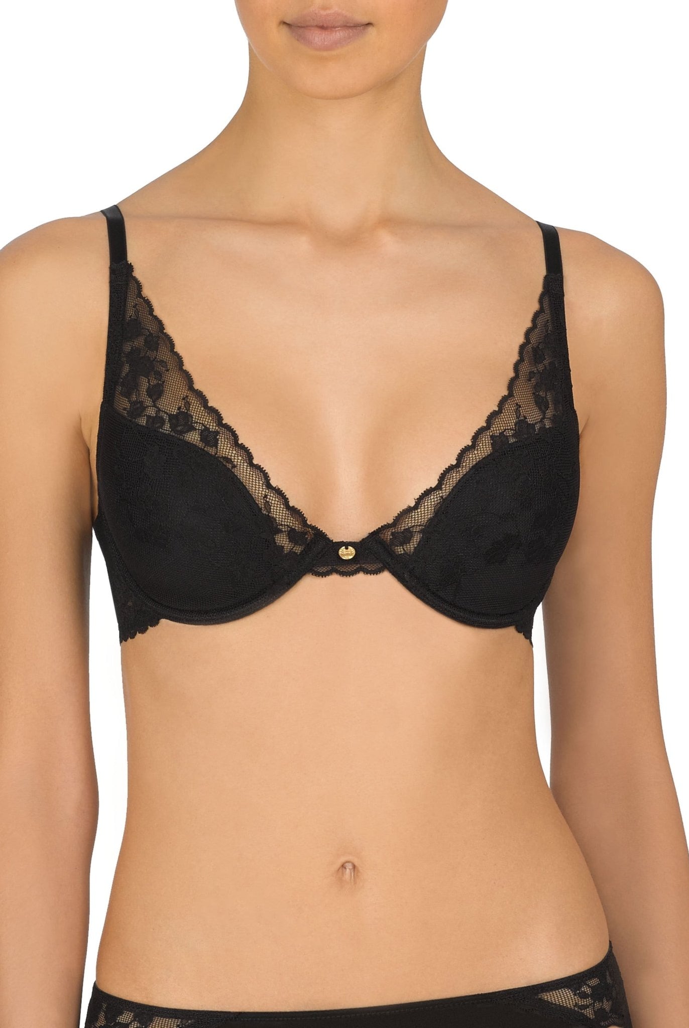 Cherry Blossom Lace Plunge T-Shirt Bra - Plunge - Natori