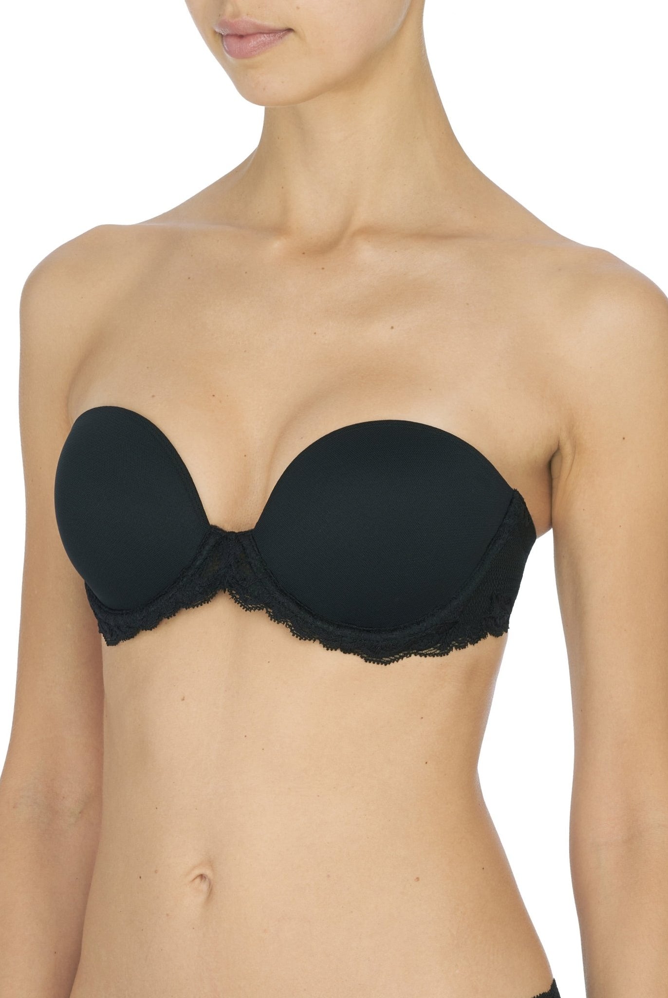 Feathers Lace Plunge Strapless Bra - Plunge - Natori