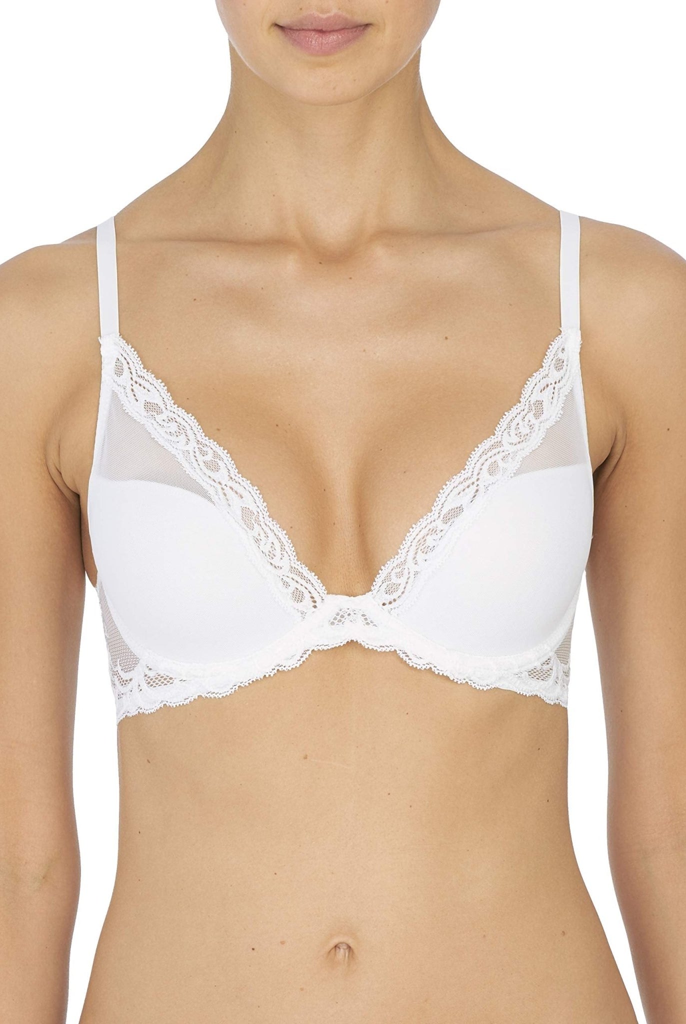 Feathers Lace Plunge T-Shirt Bra - Plunge - Natori
