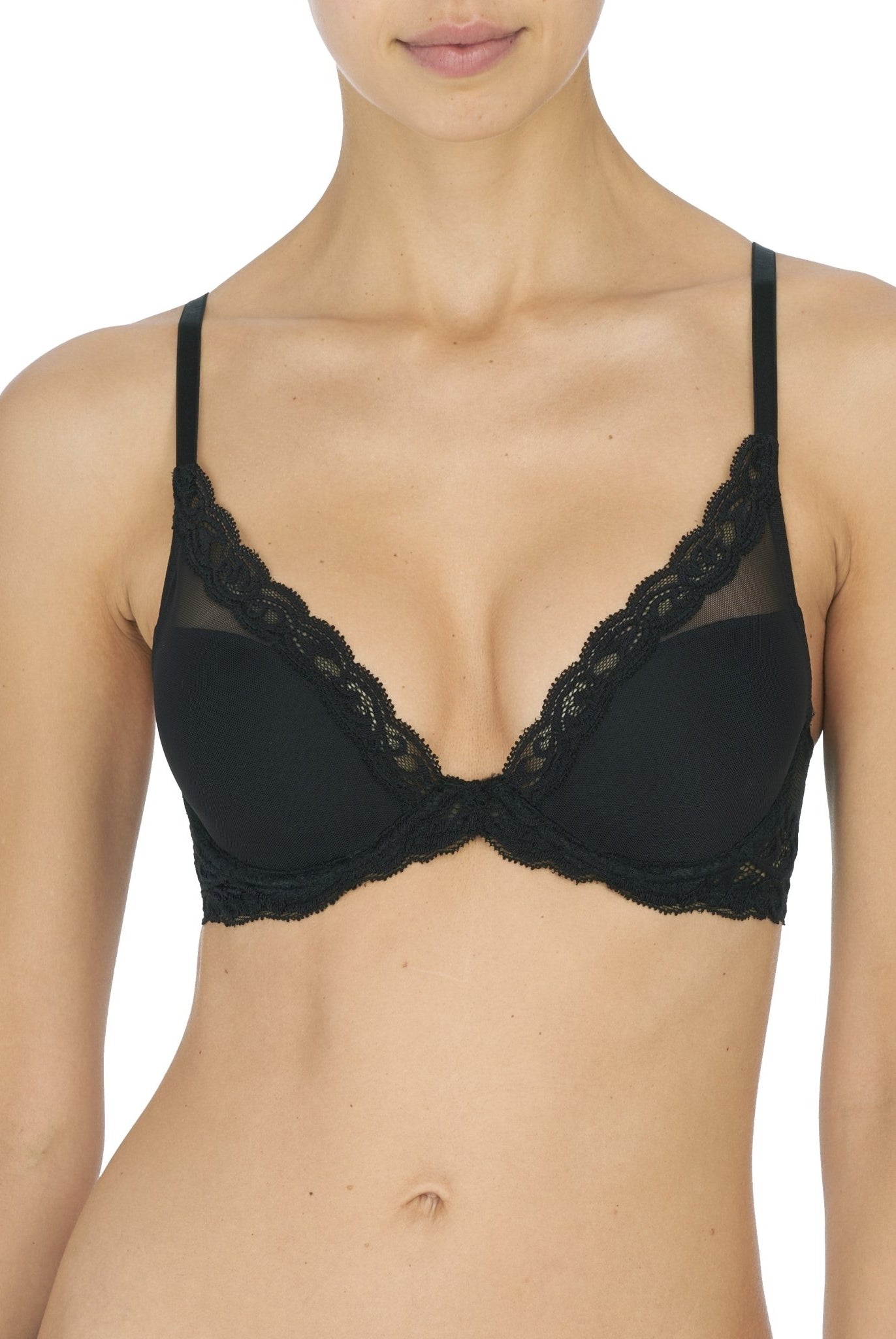 Feathers Lace Plunge T-Shirt Bra - Plunge - Natori