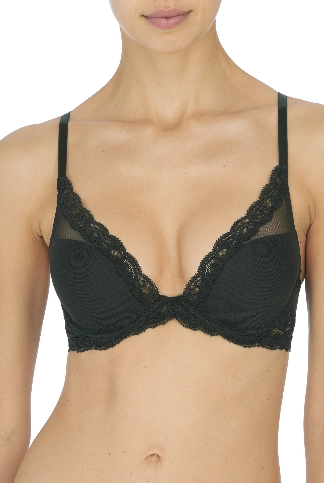 Feathers Lace Plunge T-Shirt Bra - Plunge - Natori