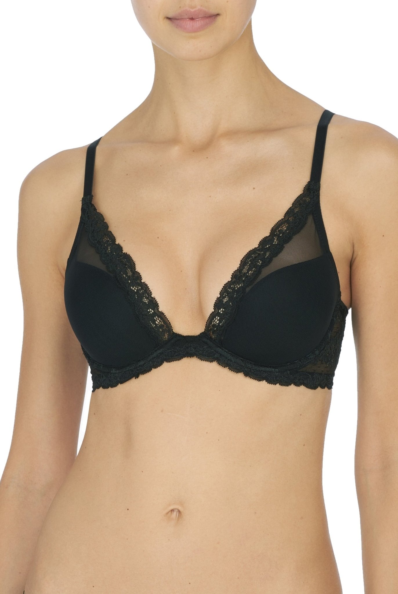 Feathers Luxe Plunge T-Shirt Bra - Plunge - Natori