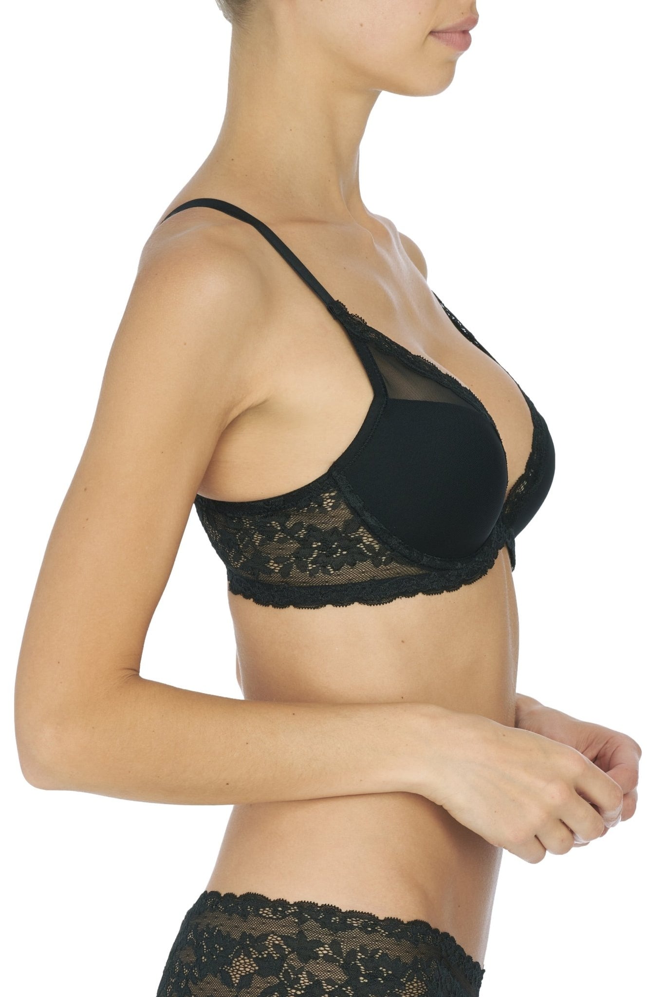 Feathers Luxe Plunge T-Shirt Bra - Plunge - Natori