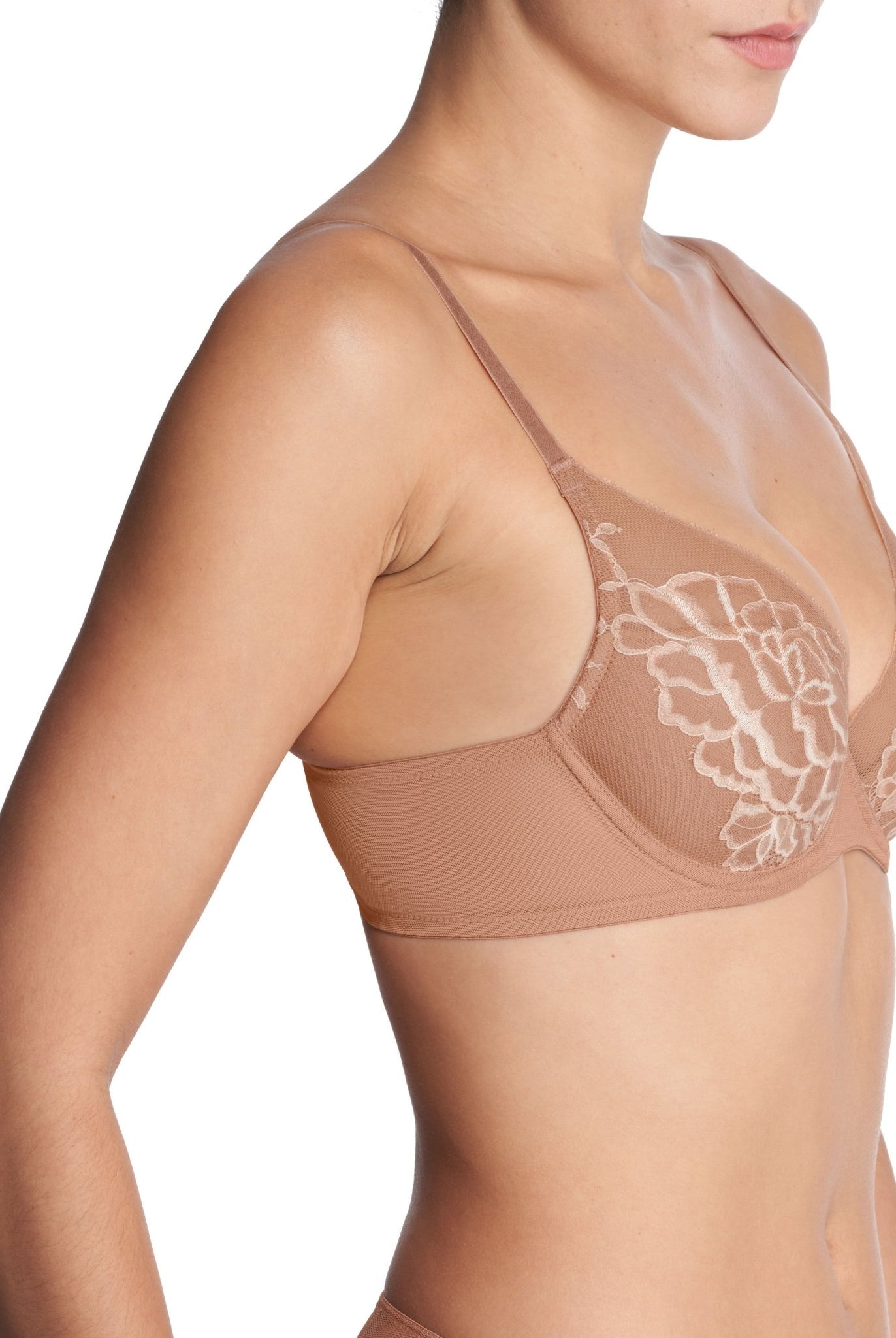 Flora Lace Plunge T-Shirt Bra - Plunge - Natori