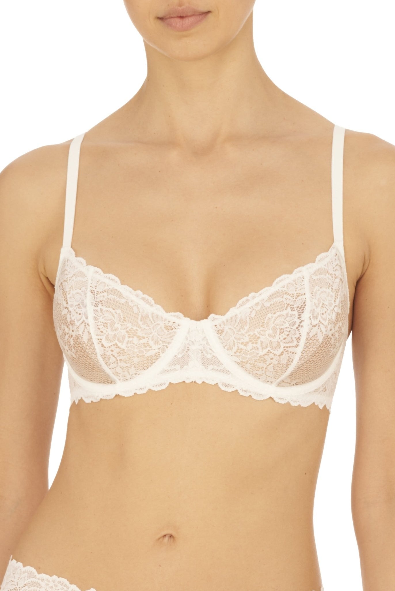 Heavenly Stretch Lace Convertible Balconette Bra - Balconette - Natori