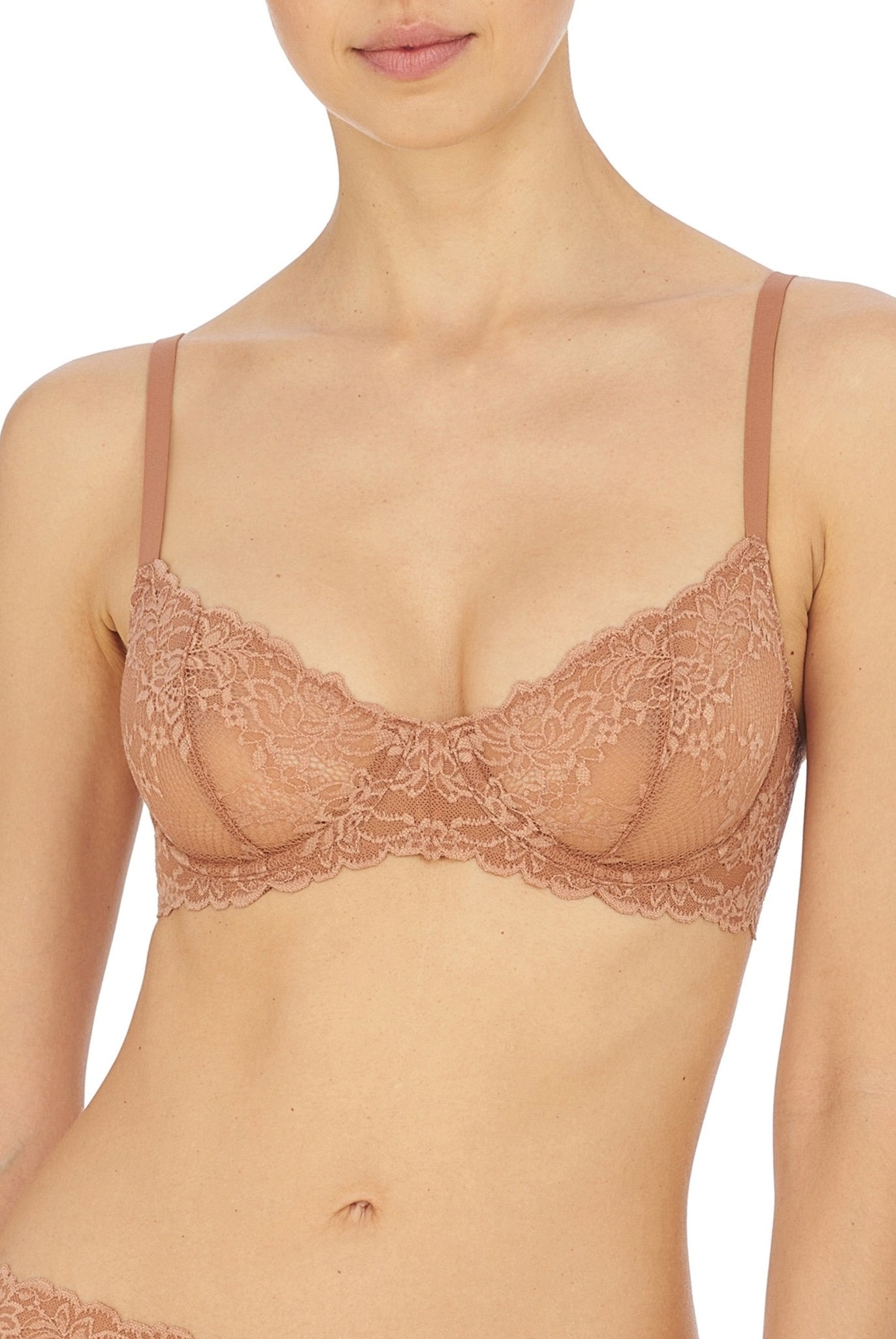 Heavenly Stretch Lace Convertible Balconette Bra - Balconette - Natori