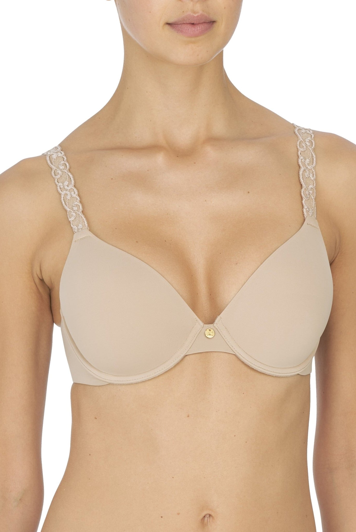 Pure Luxe Plunge T-Shirt Bra - Plunge - Natori