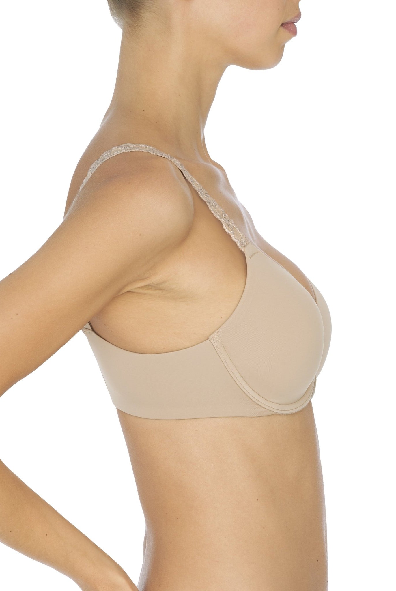 Pure Luxe Plunge T-Shirt Bra - Plunge - Natori