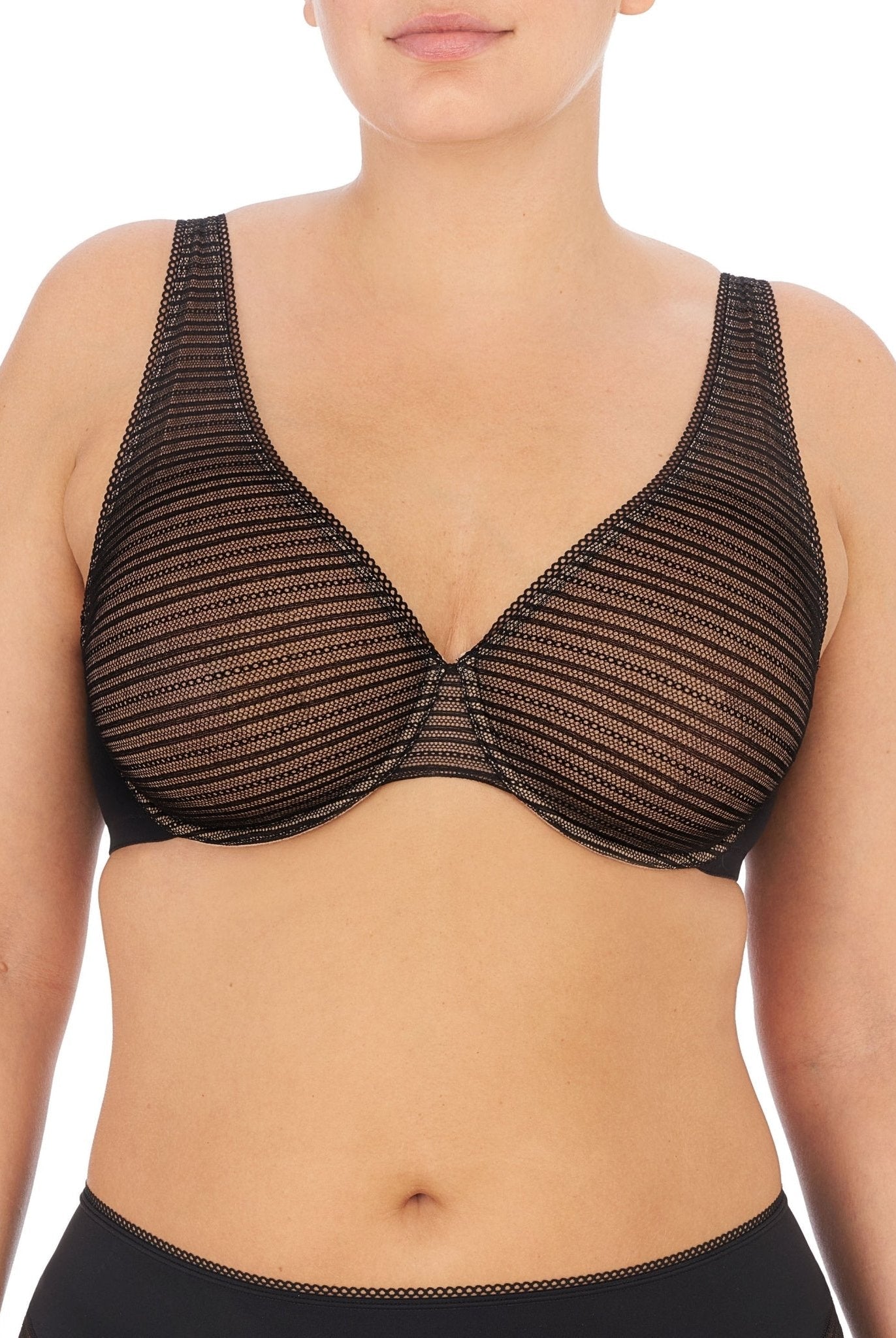 Revive Plunge Mesh Bra - Plunge - Natori