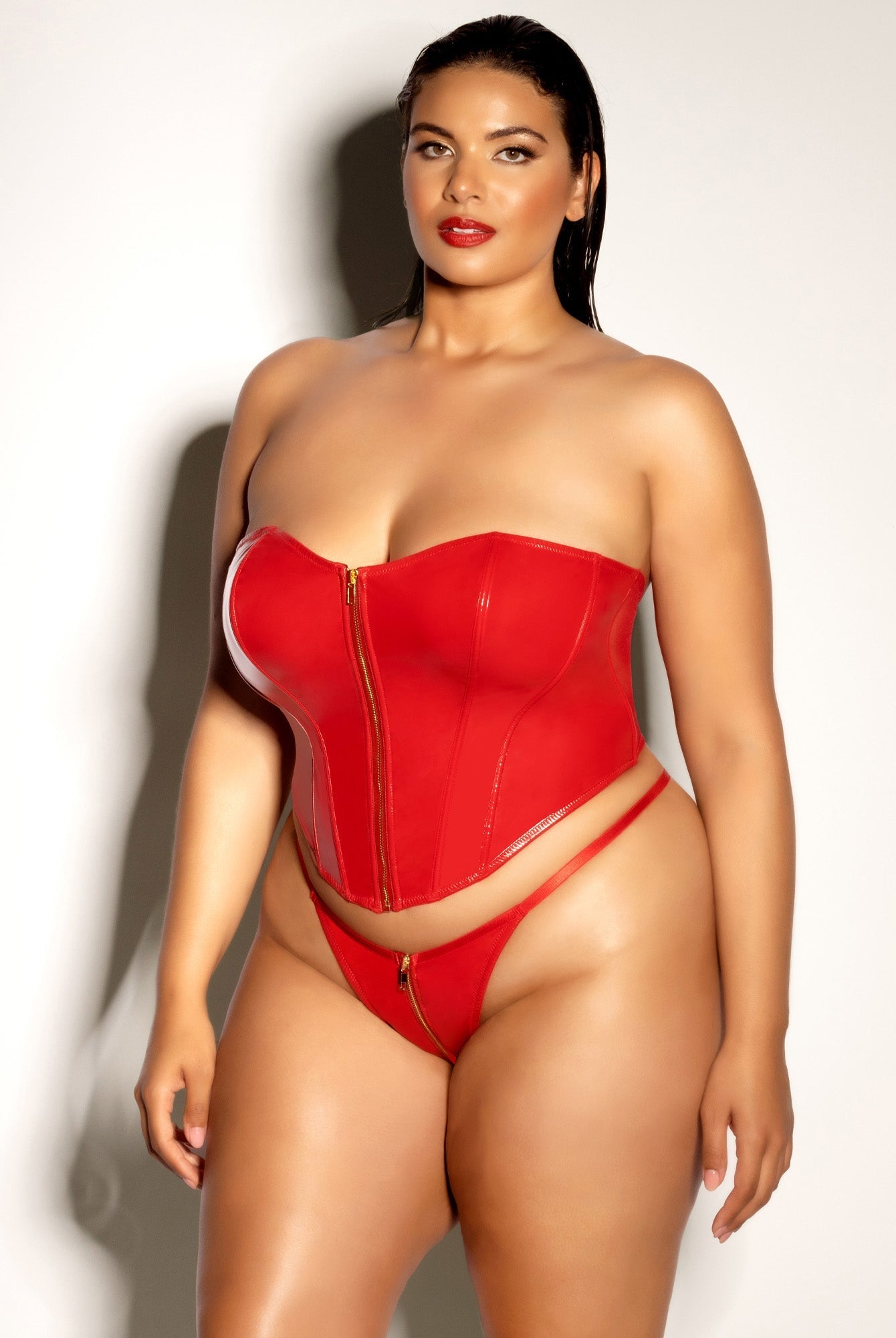 Fetish Curvy Rider Bustier Bra Set - Bustier - Oh La La Cheri