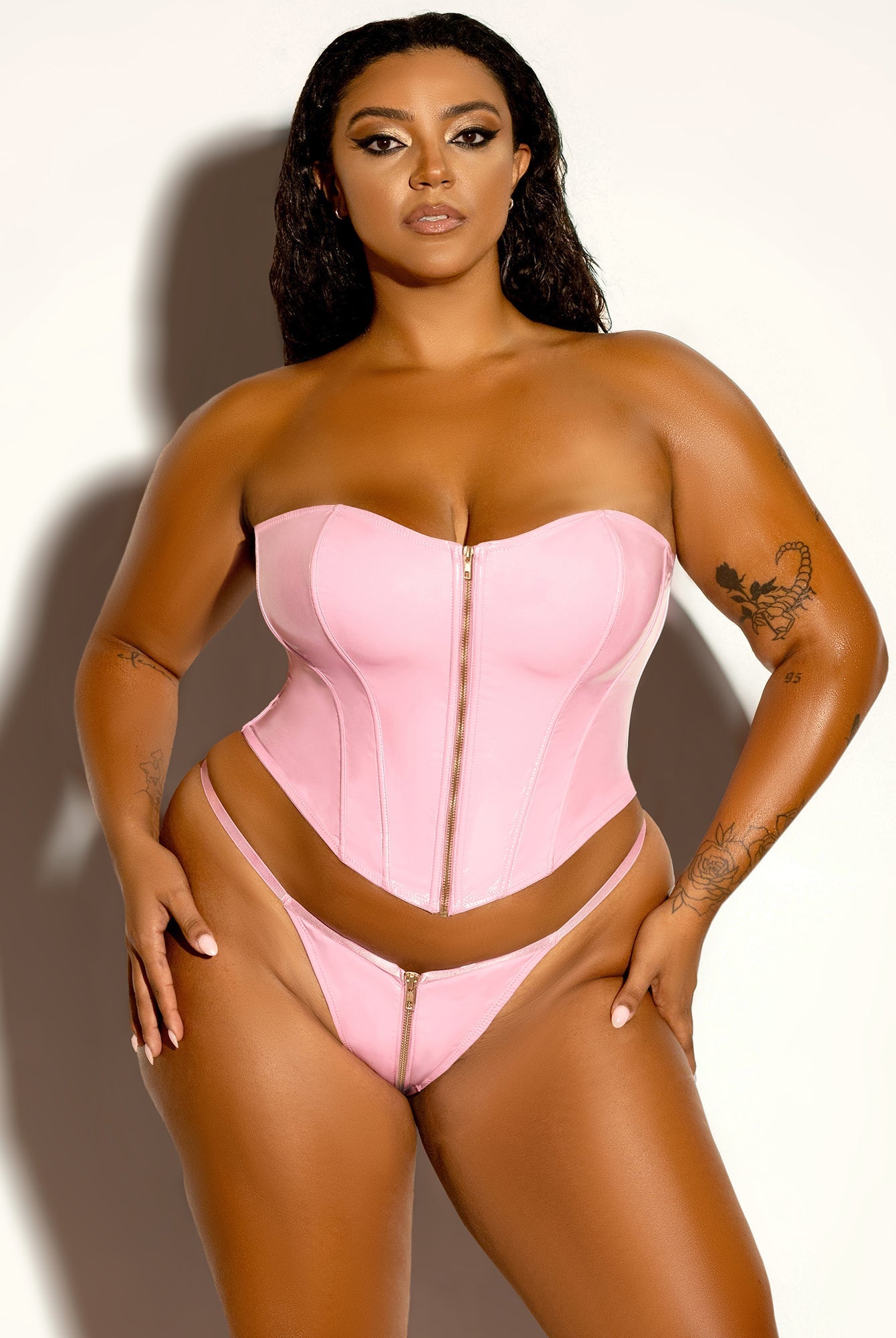 Fetish Curvy Rider Bustier Bra Set - Bustier - Oh La La Cheri