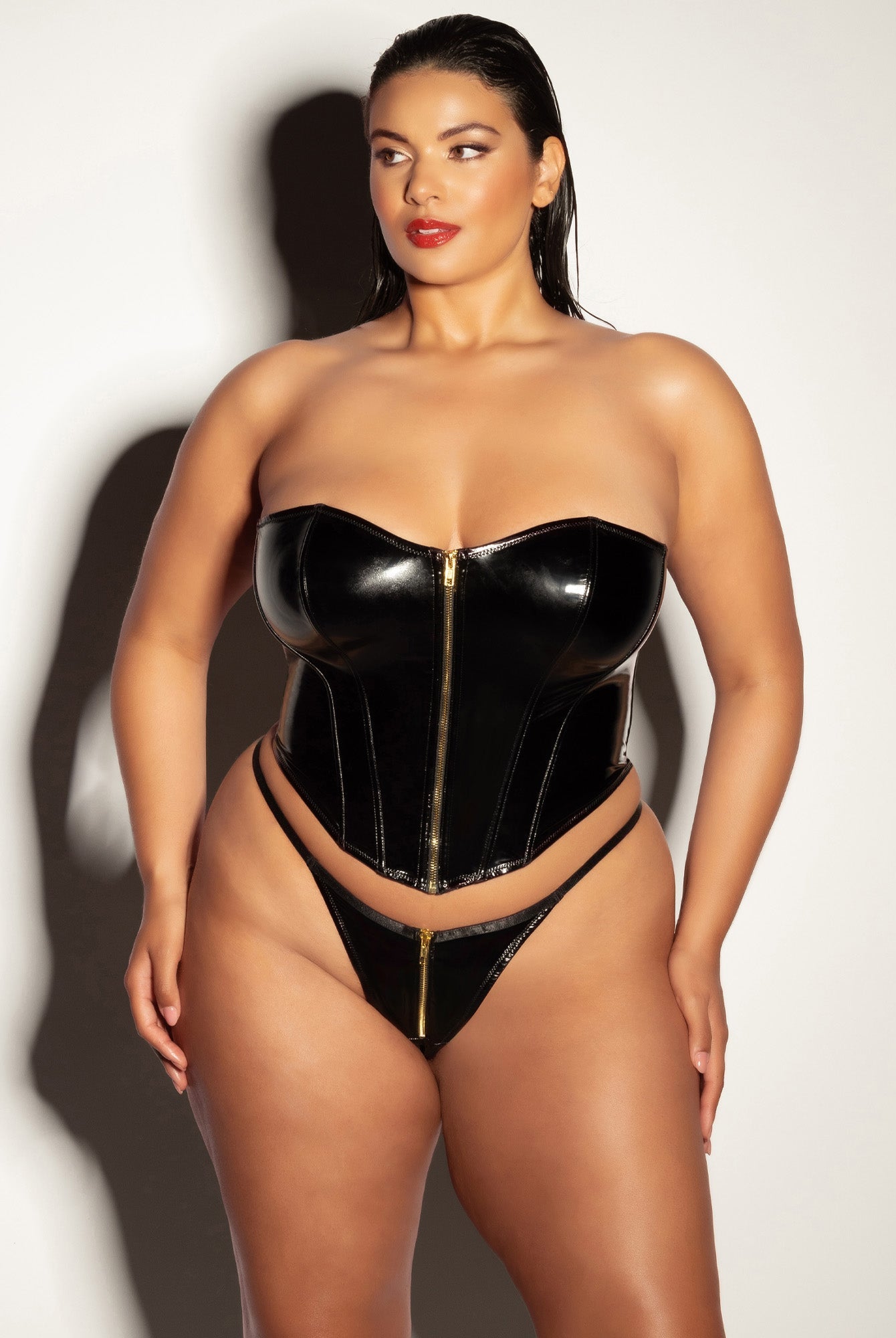 Fetish Curvy Rider Bustier Bra Set - Bustier - Oh La La Cheri