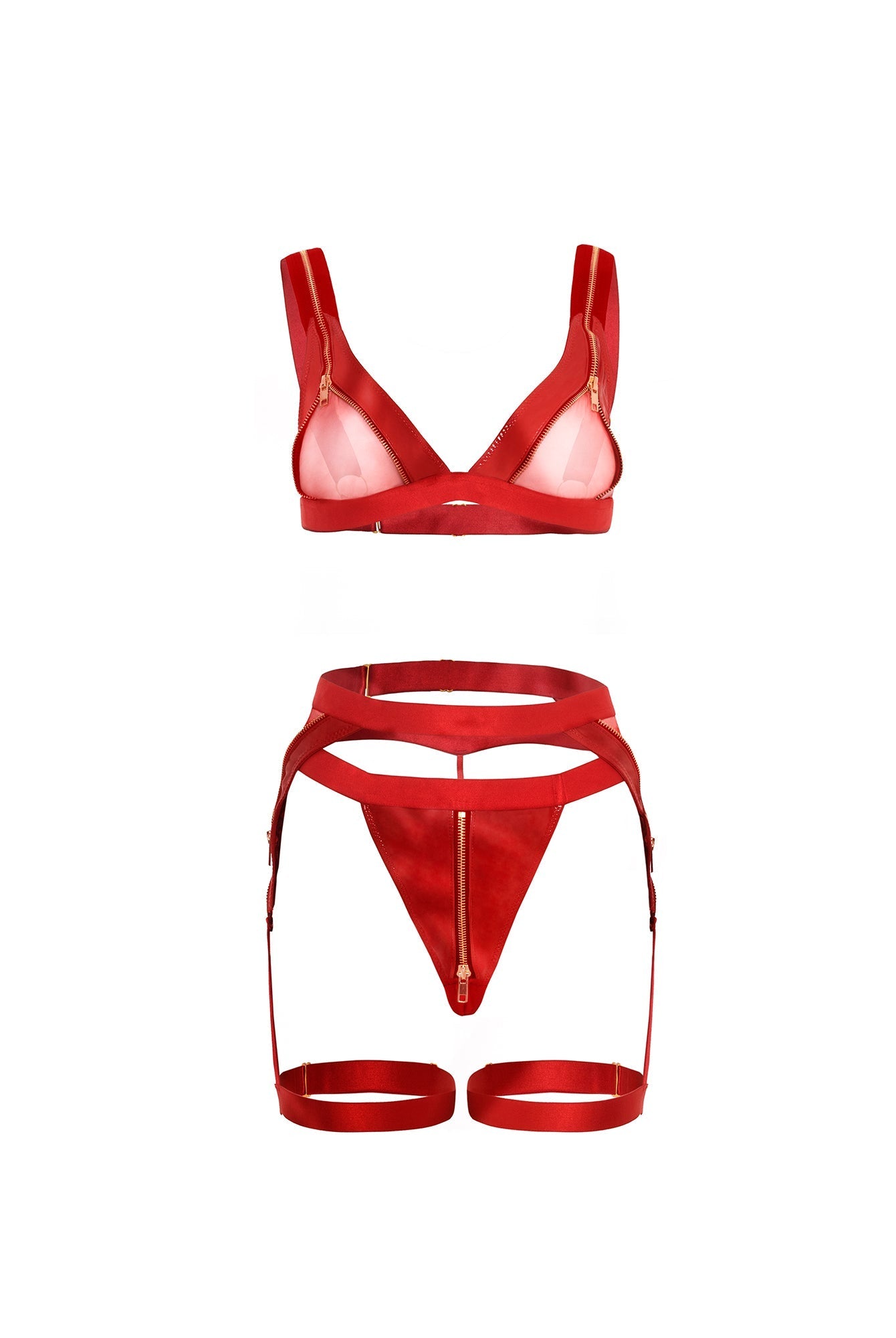 Fetish Exposed Bra Set - Bra Set - Oh La La Cheri