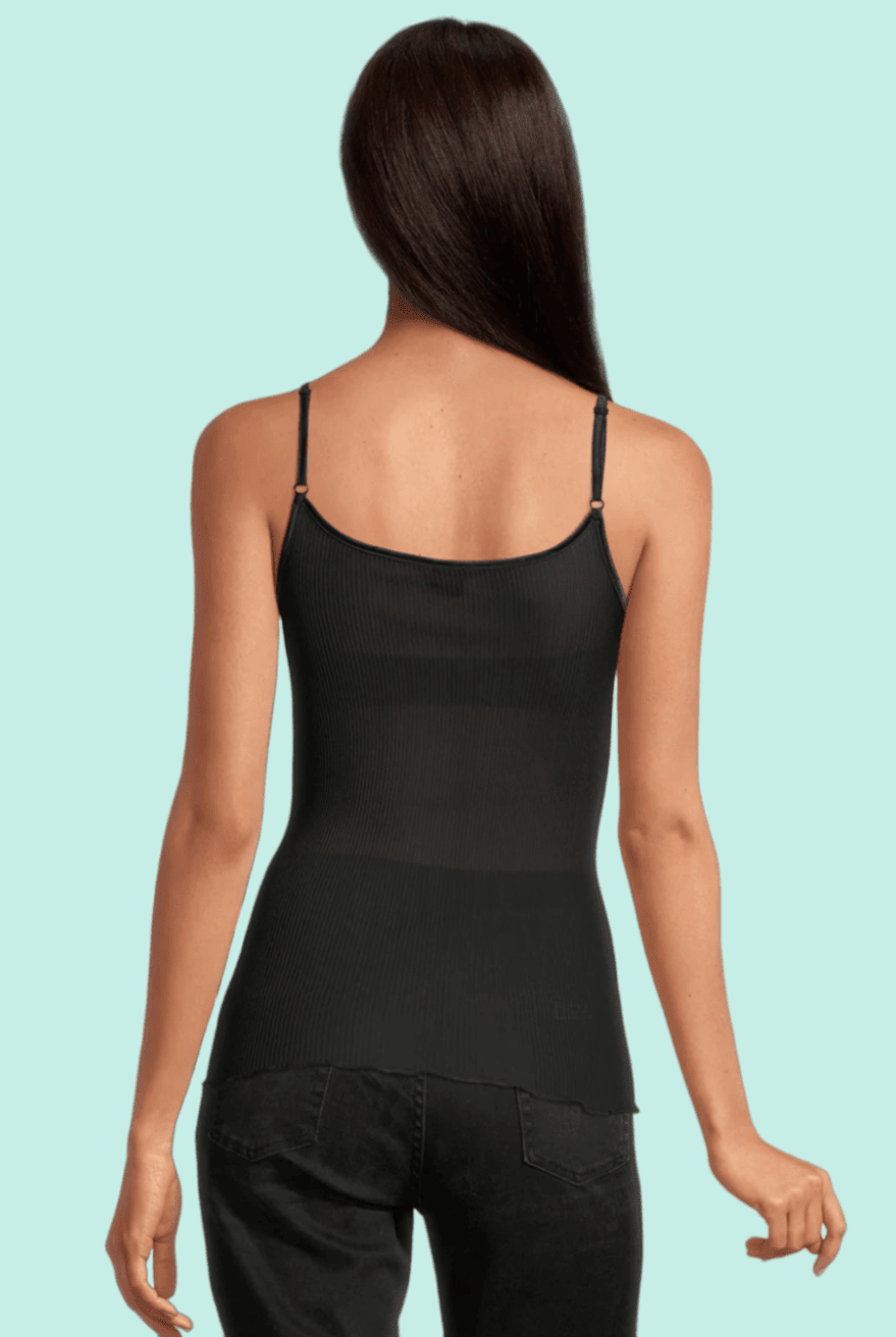 Pure Silk Camisole Top With Spaghetti Straps - Cami - Oscalito